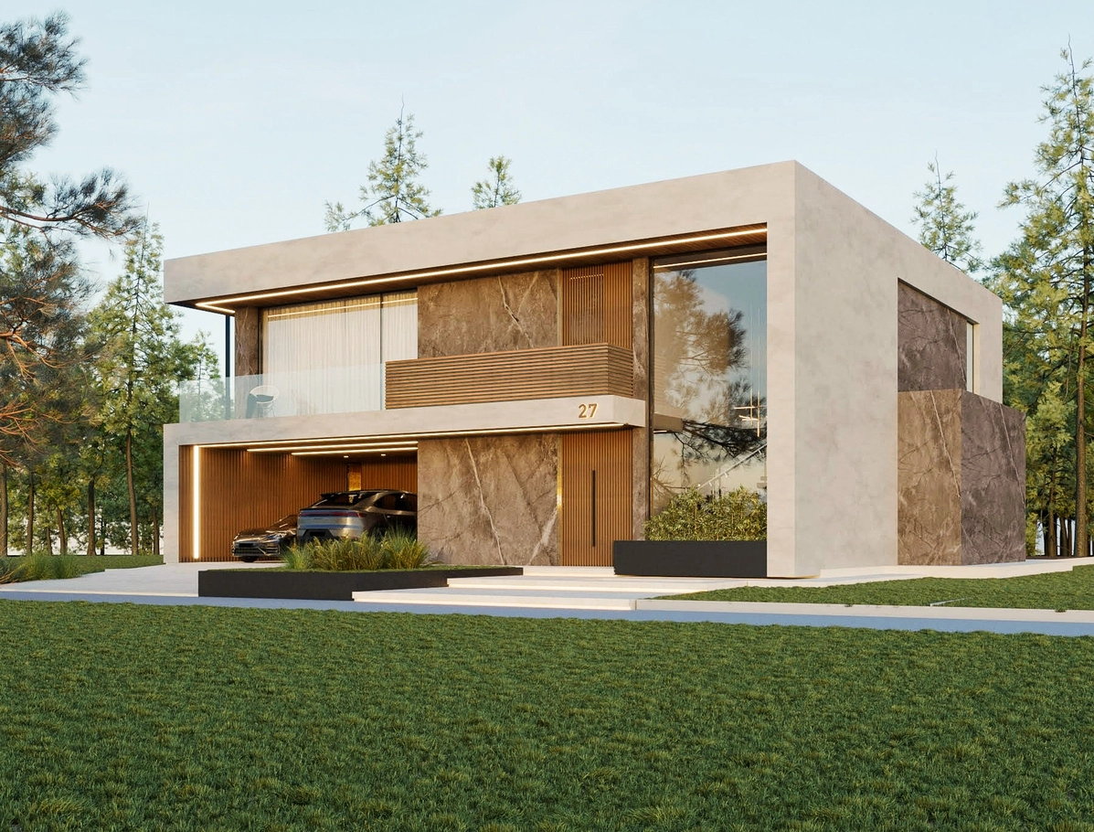 AD Minimalist Villa Arhitectură rezidențială premium | București