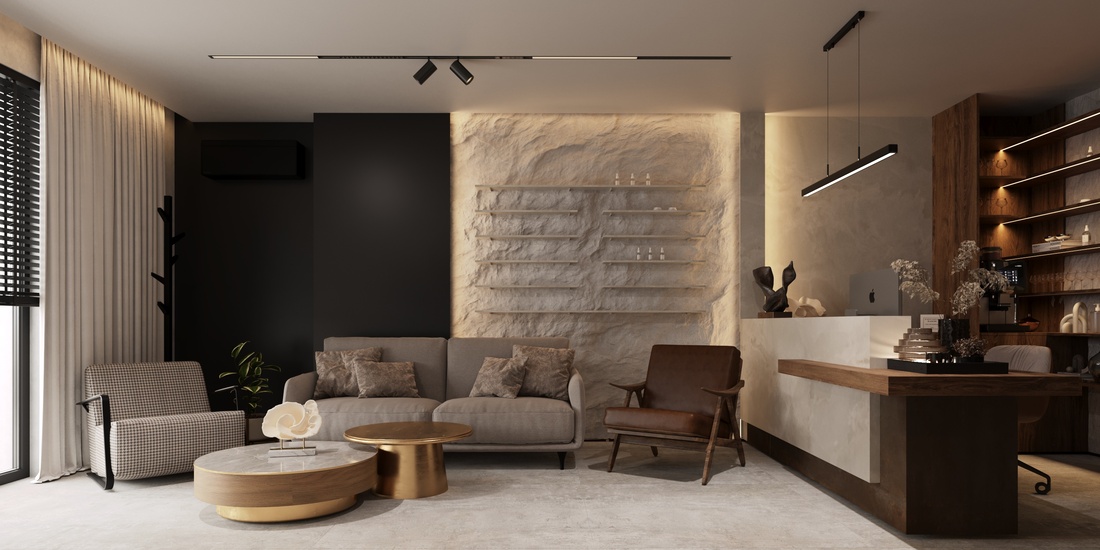 Aesthetic Clinic design interior – coridor clinică lux