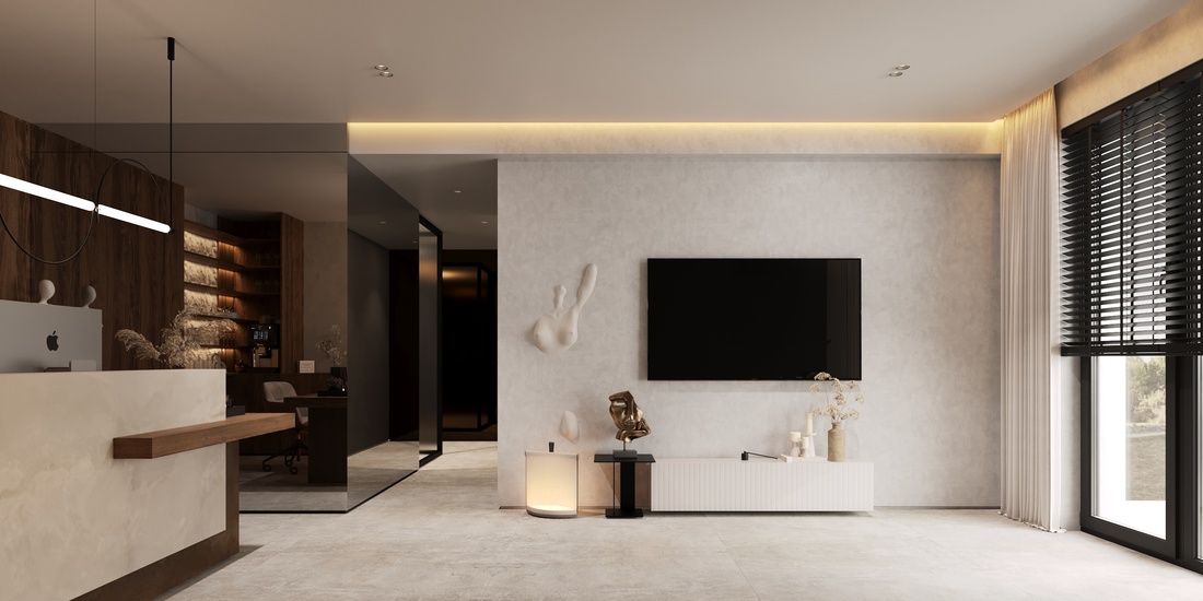 Aesthetic Clinic design interior – vedere finală spațiu comercial
