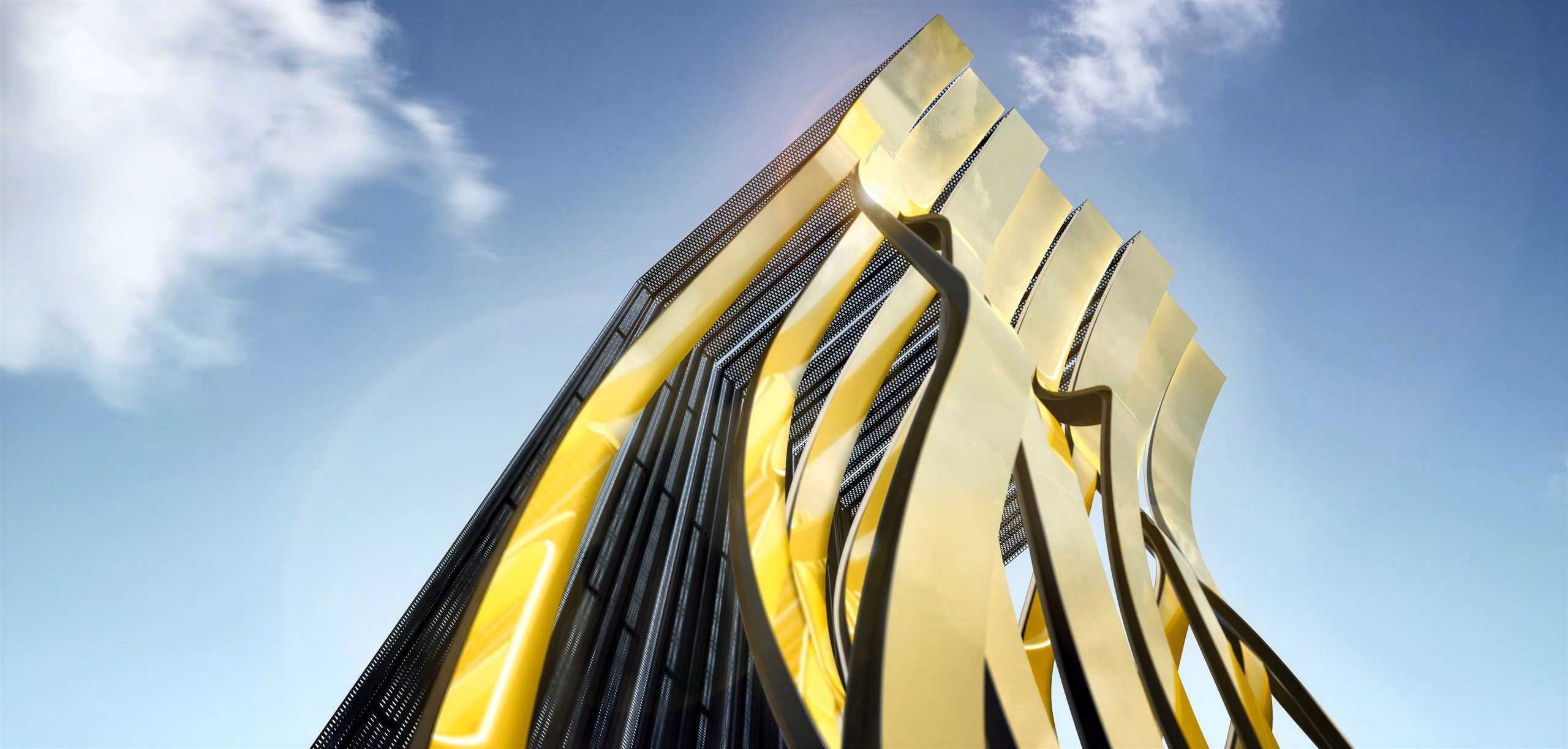 Art Lamborghini custom design – detaliu sculptură, arhitectura comerciala ICONIC Design