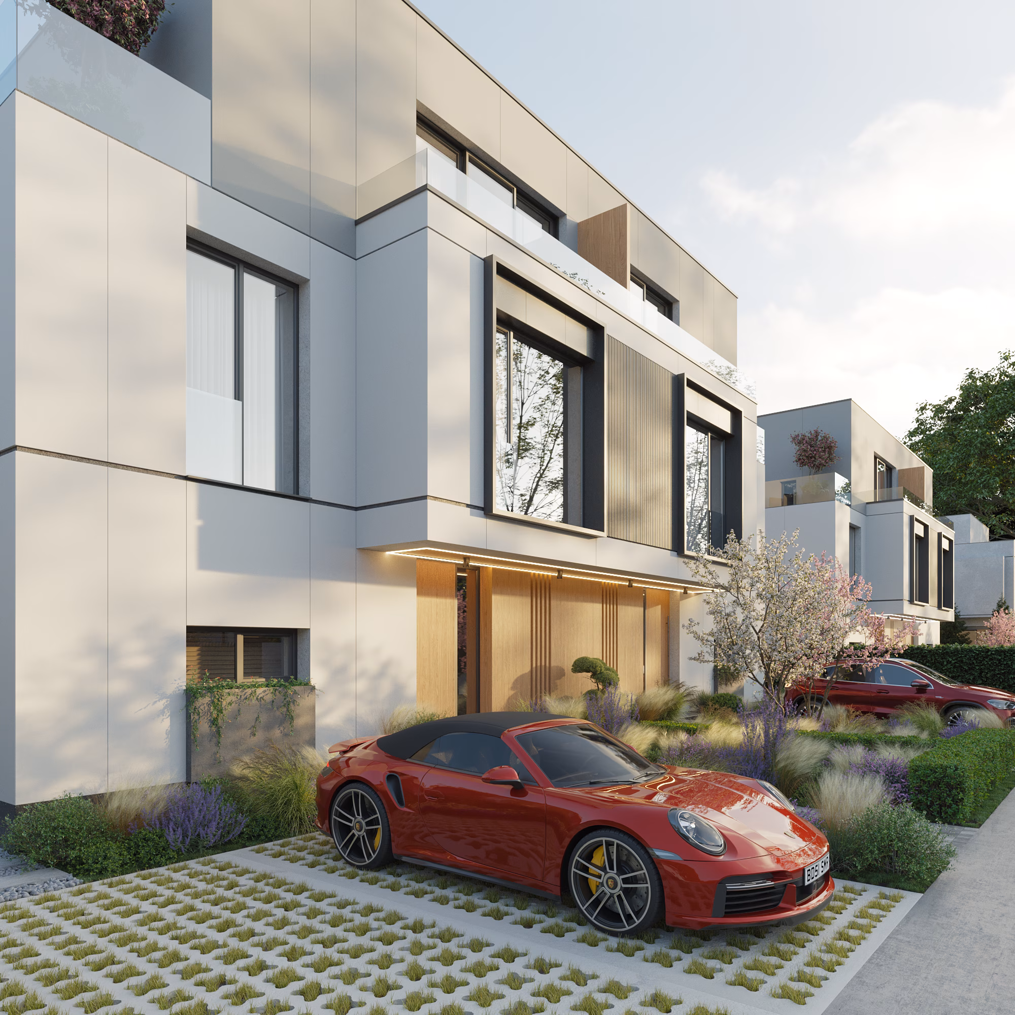 Băneasa Boutique Residences arhitectură și design interior – vilă cuplată de lux, Băneasa, București