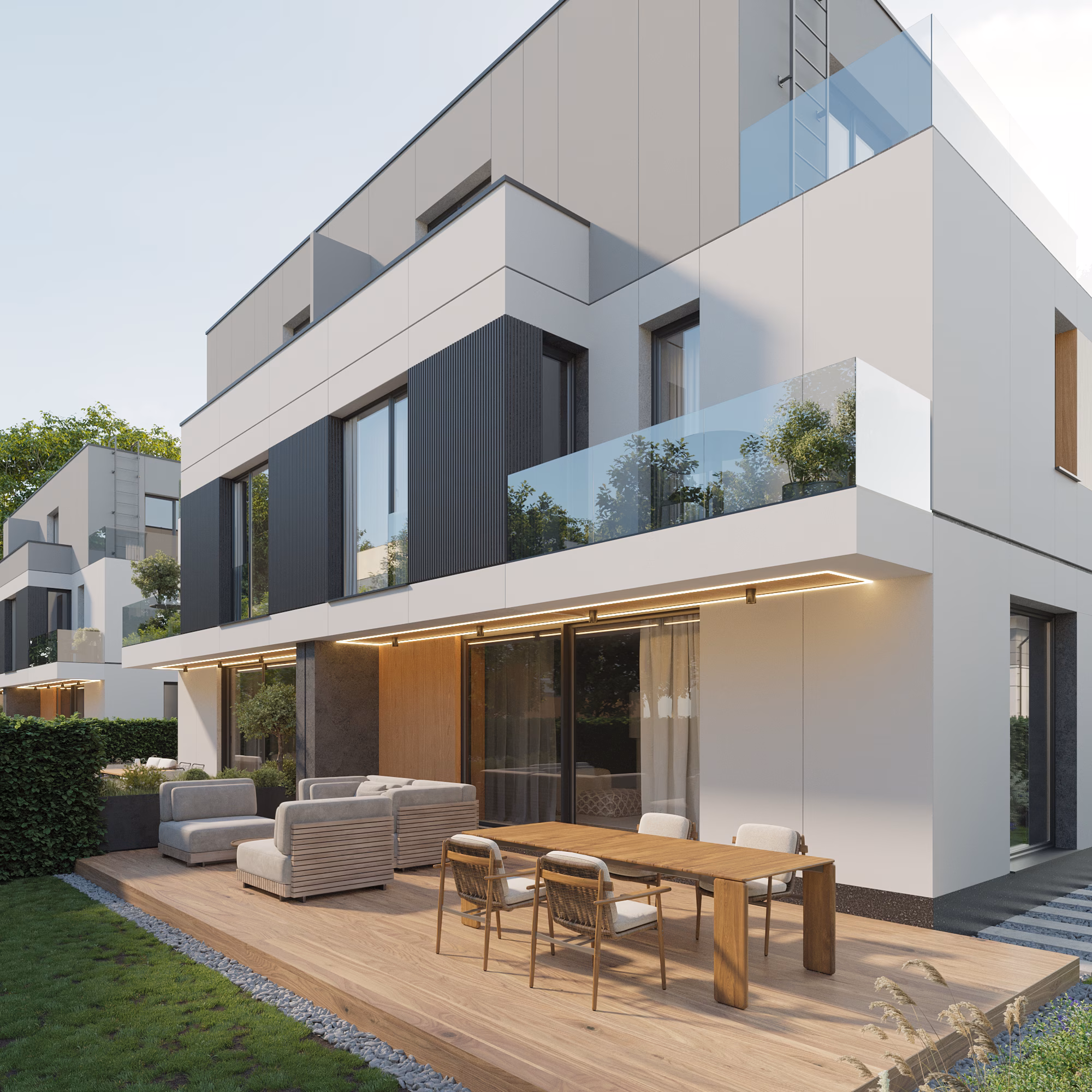 Băneasa Boutique Residences arhitectură și design interior – vilă cuplată de lux, Băneasa, București
