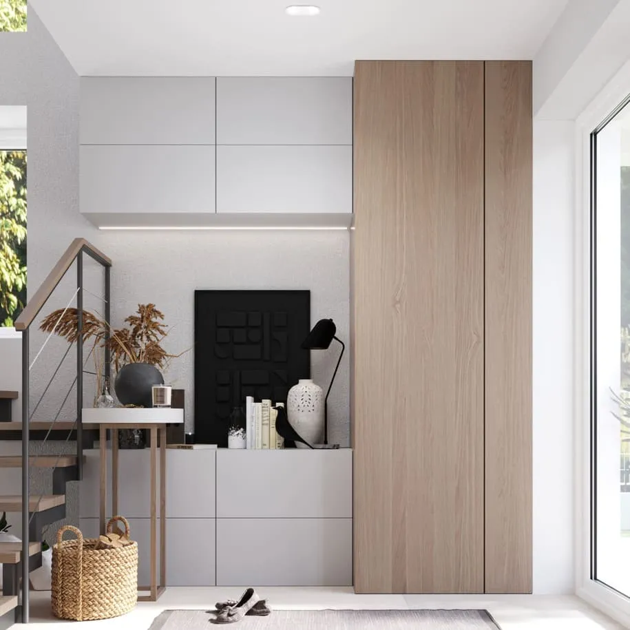 C House arhitectură – contrast piatră naturală și suprafețe vitrate