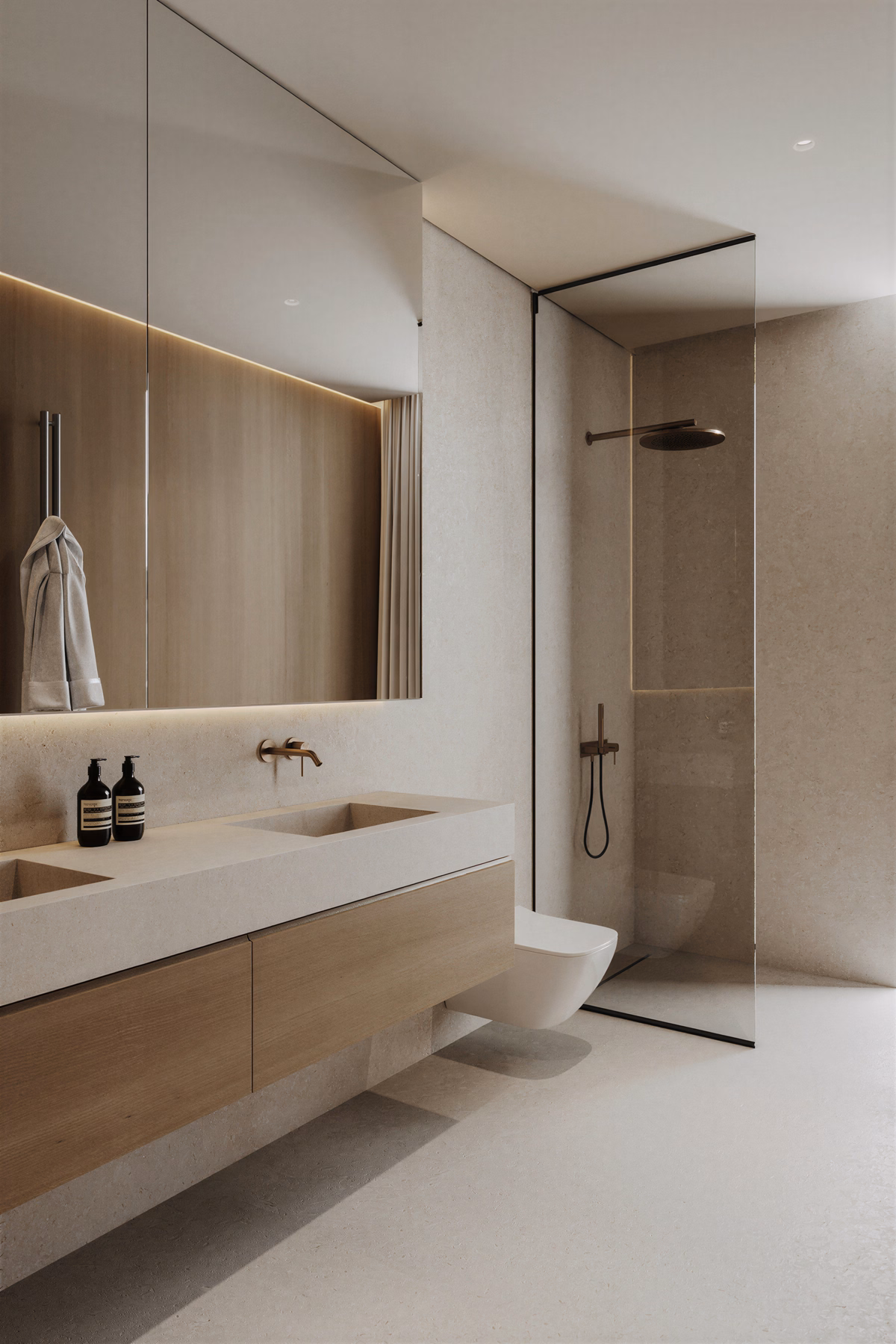 Cherry and Stone House design interior – contrast texturi, Design interior premium, desing interior minimalist București