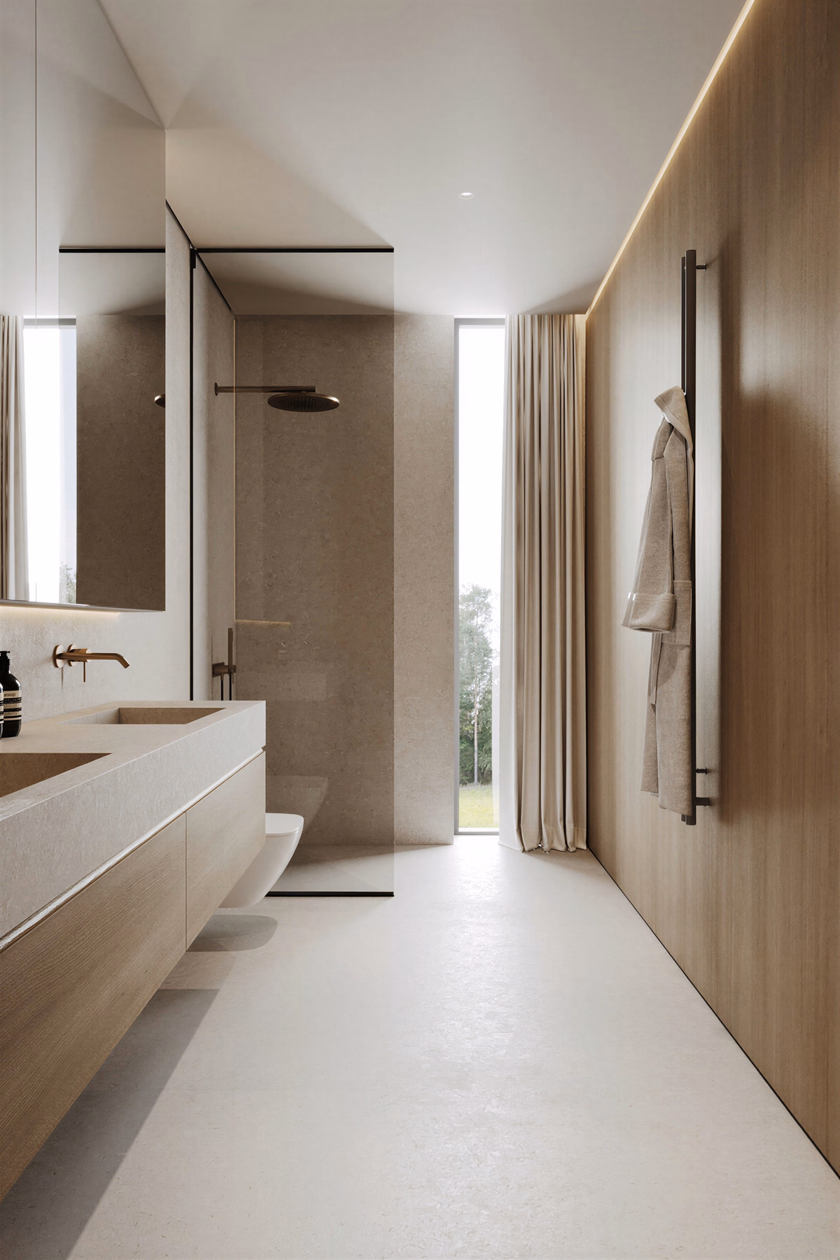 Cherry and Stone House design interior – dormitor secundar, Design interior premium, desing interior minimalist București