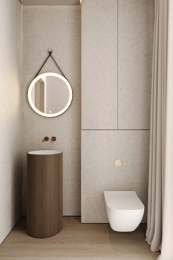 Cherry and Stone House design interior – detaliu iluminat indirect