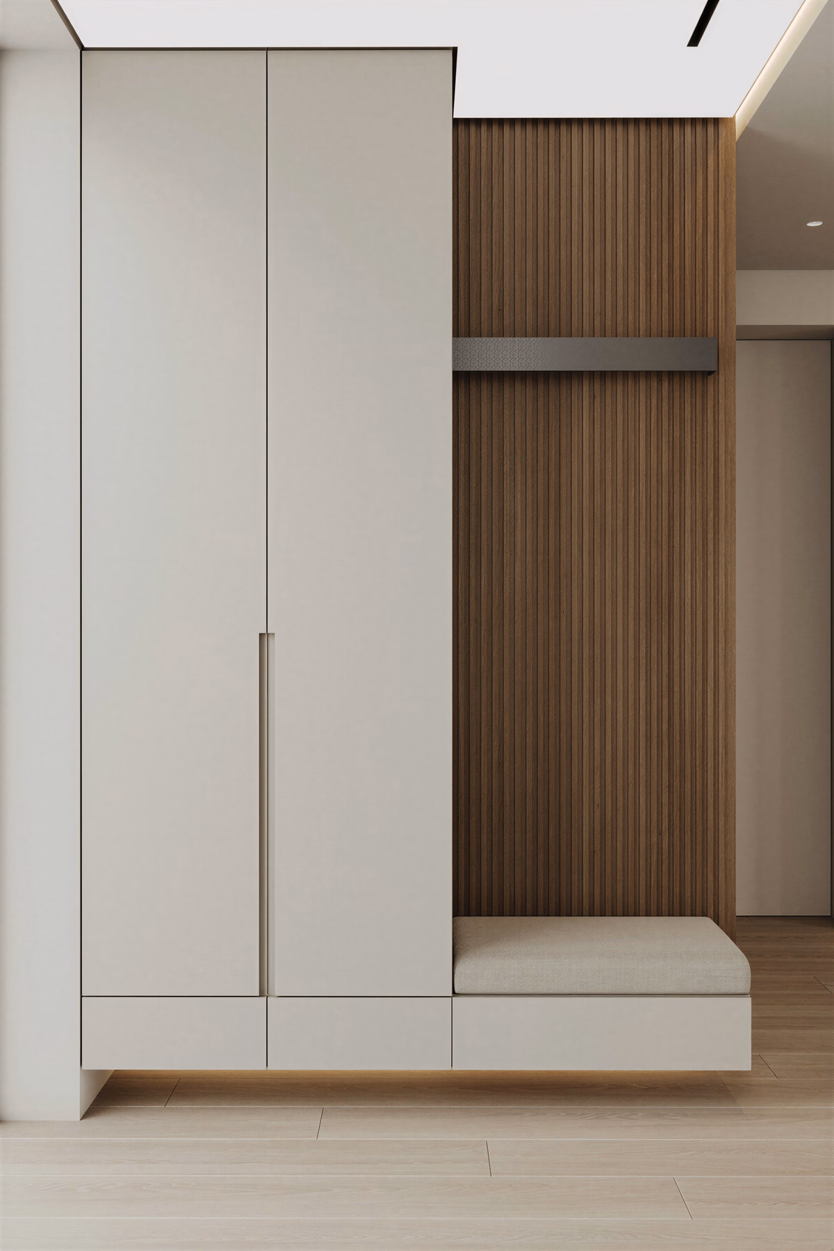 Cherry and Stone House design interior – dormitor principal, Design interior premium, desing interior minimalist București