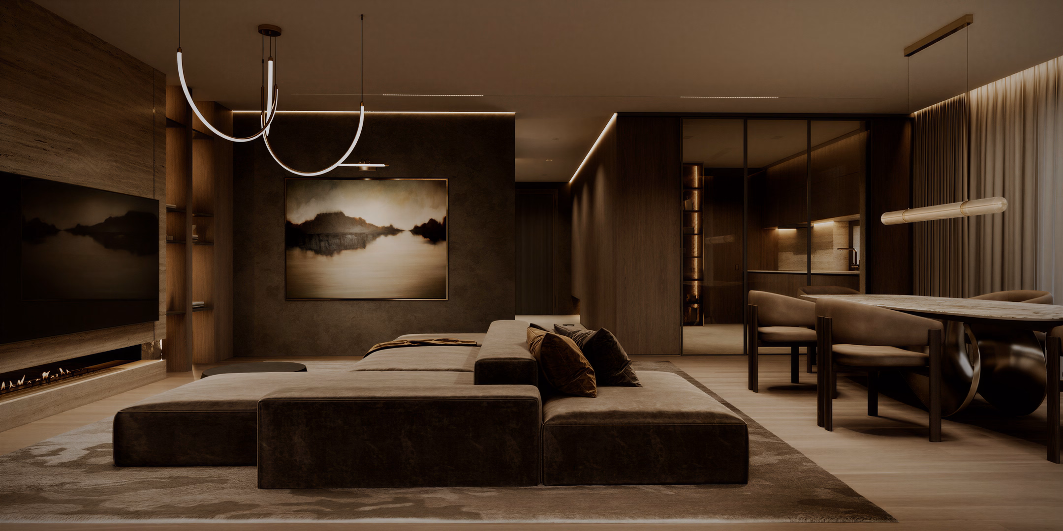 Contemporary Luxury Villa – dormitor principal, arhitectura moderna bucuresti