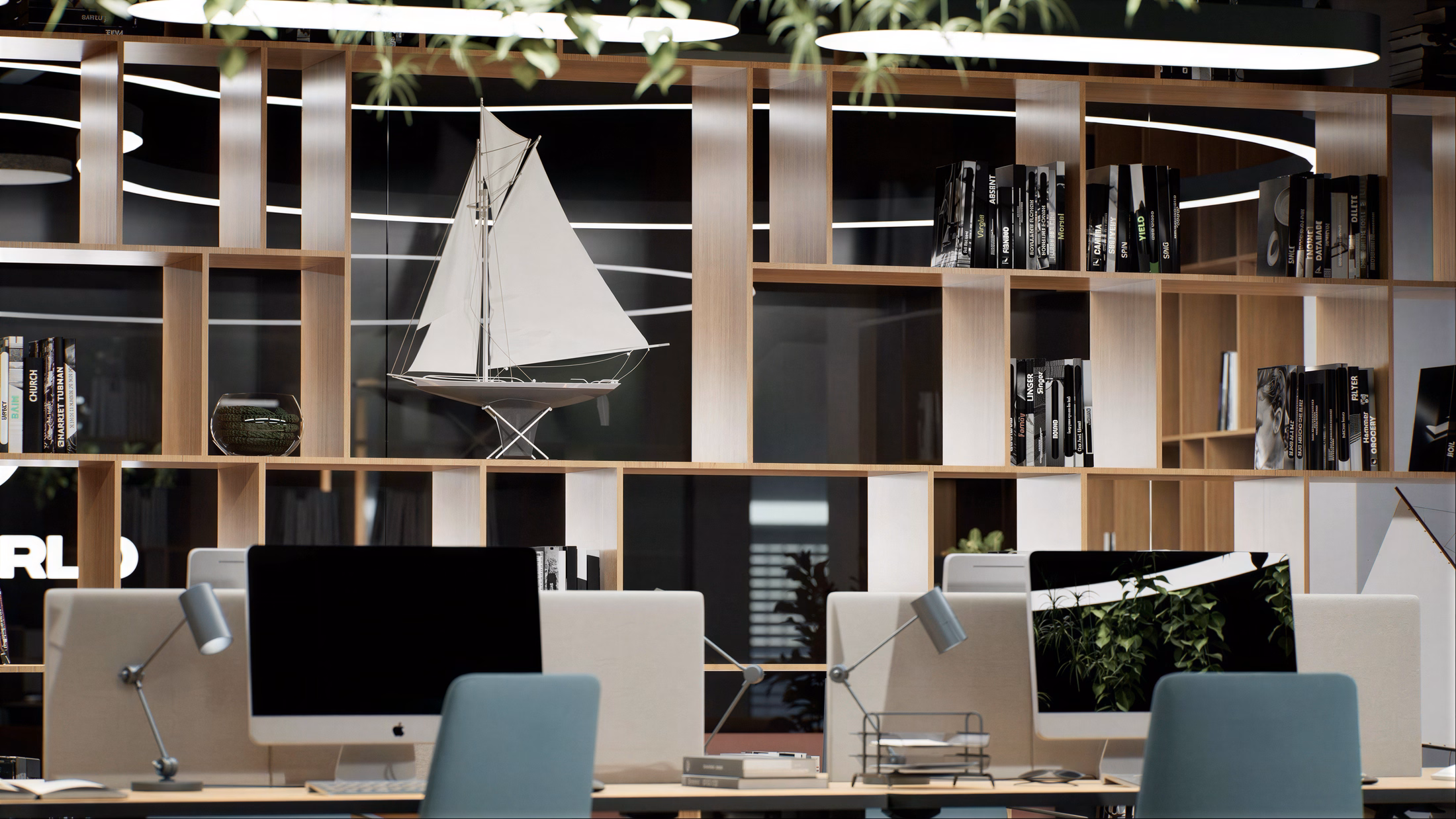 DP World Offices design interior birouri – zona de colaborare, design interior comercial