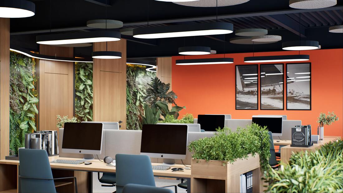 DP World Offices design interior – detaliu lemn și finisaje naturale