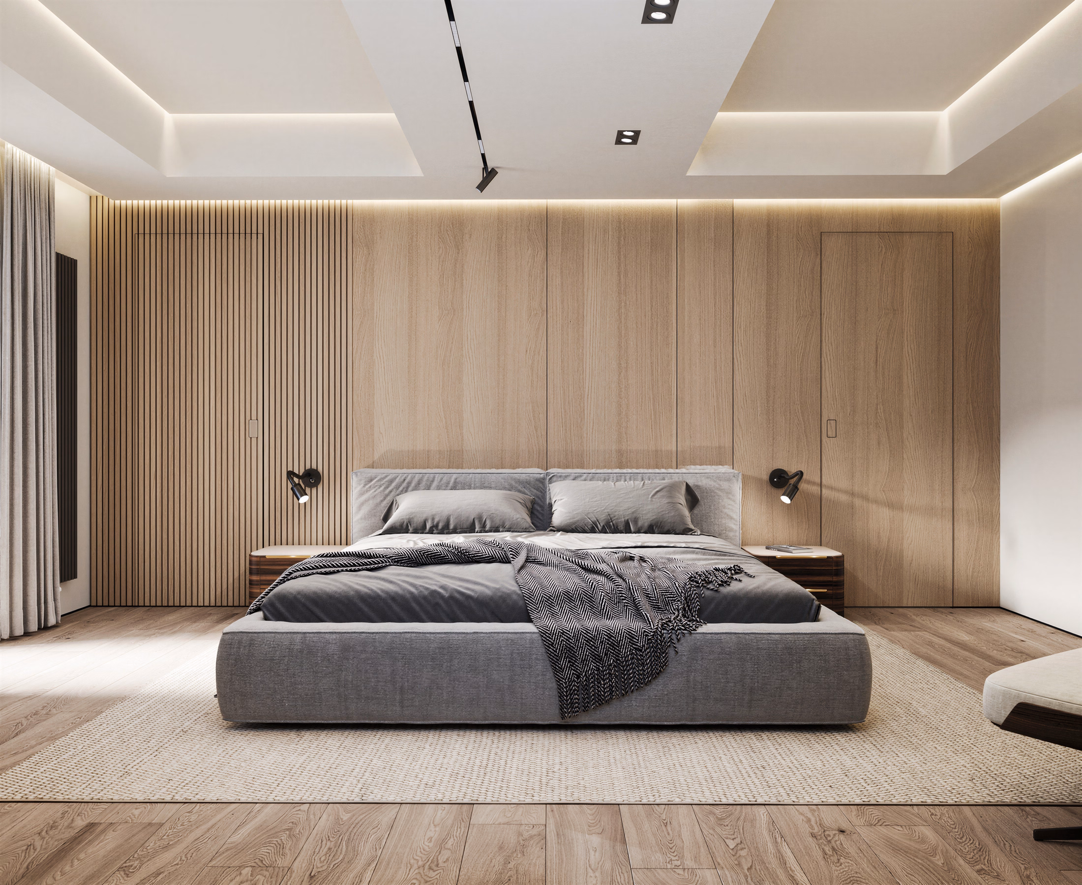 GV Minimalist House design interior – hol intrare, desing interior minimalist București