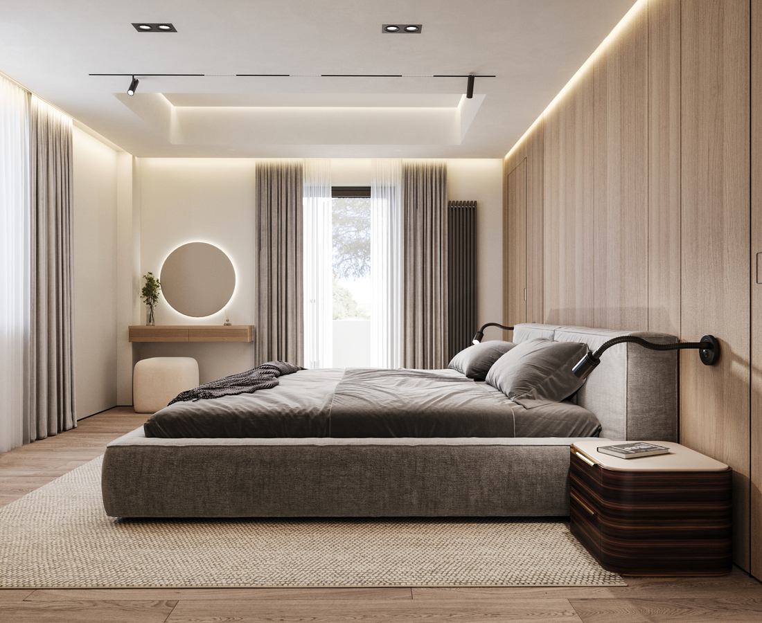 GV Minimalist House design interior – hol intrare