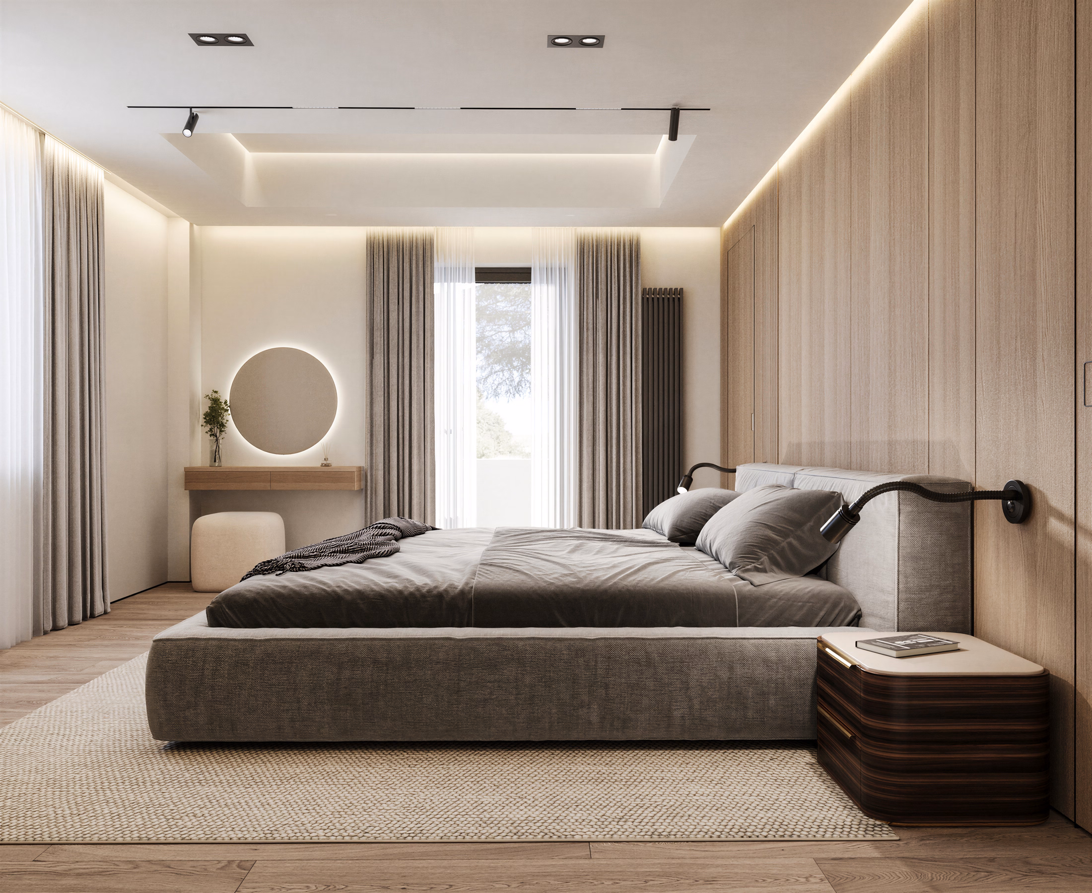 GV Minimalist House design interior – zona de relaxare, desing interior minimalist București