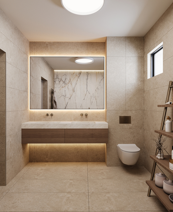 GV Minimalist House design interior – living seară