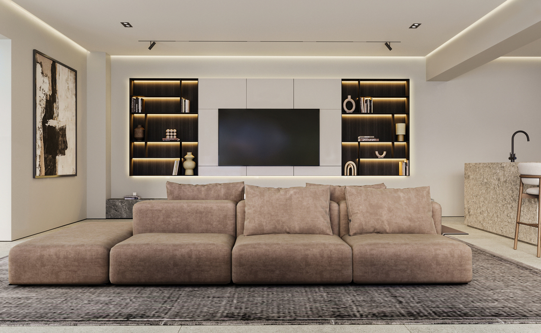 GV Minimalist House design interior – bucătărie minimalistă