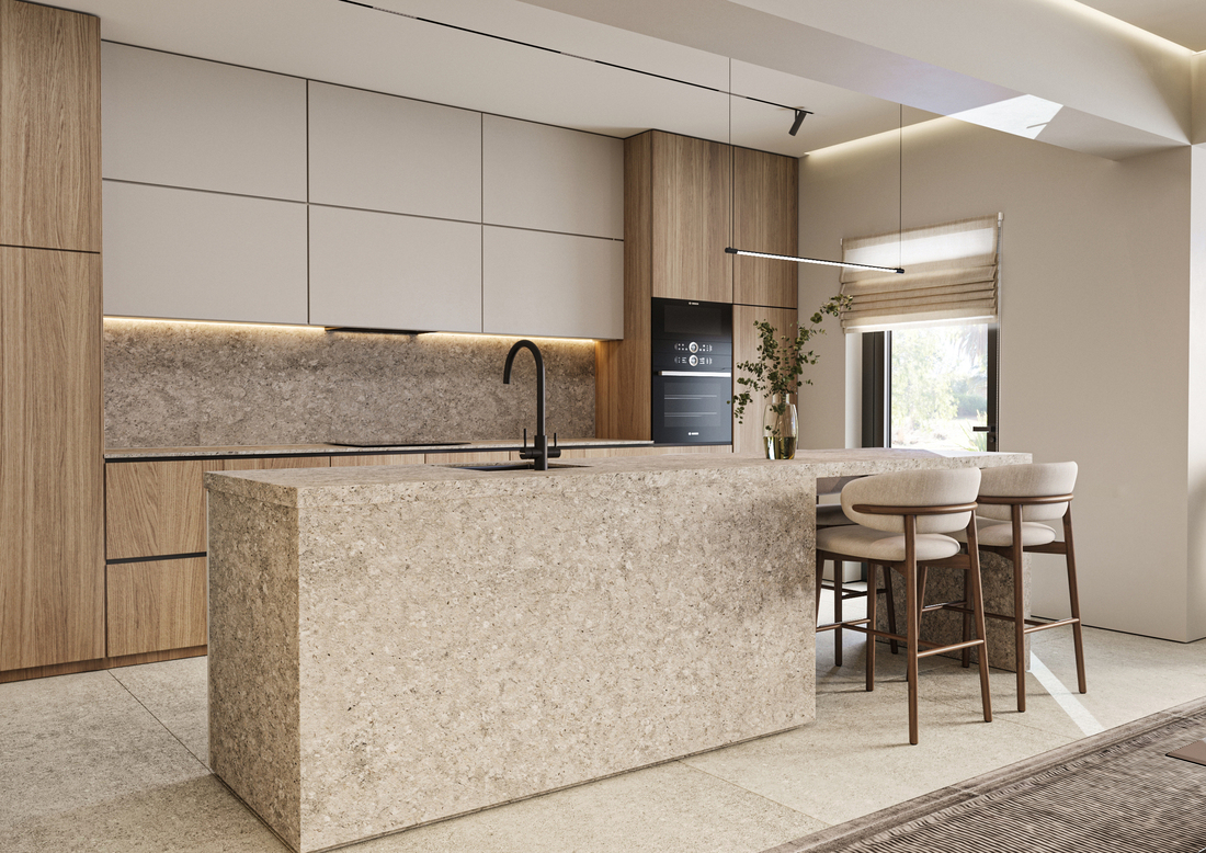 GV Minimalist House design interior – dormitor principal