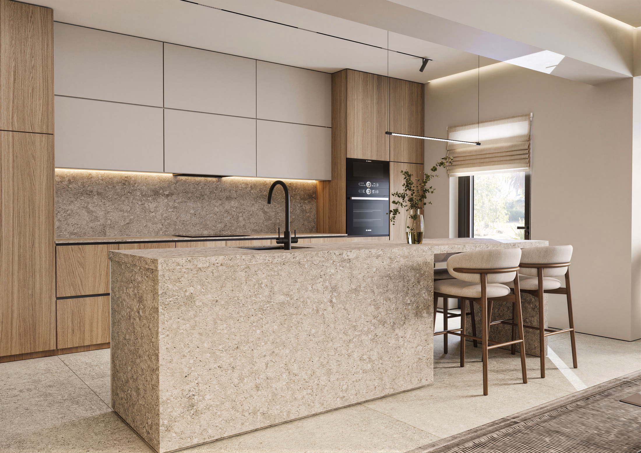 GV Minimalist House design interior – baie de lux, desing interior minimalist București