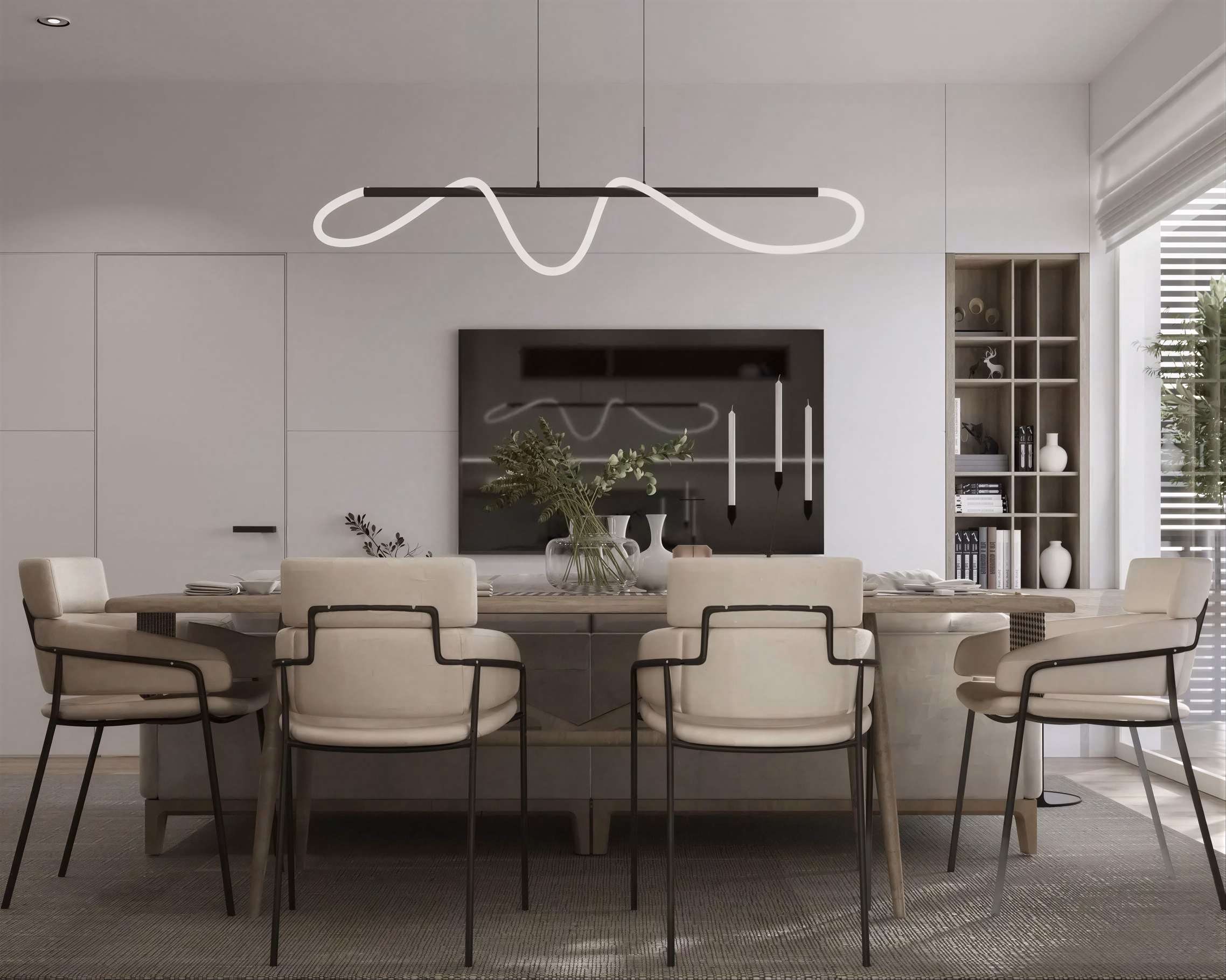 IC Apartment design interior minimalist București – mobilier customizat ergonomic