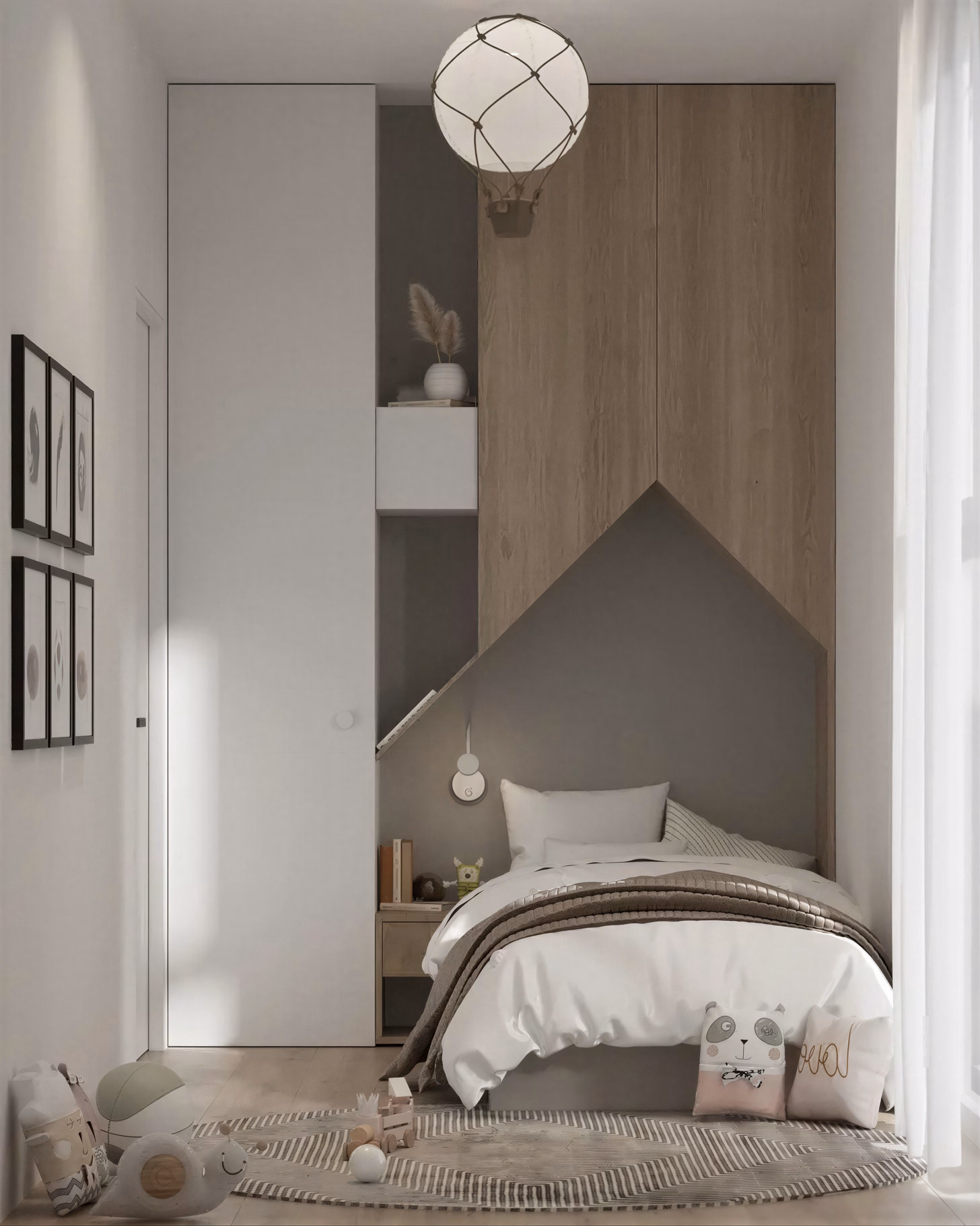 IC Apartment design interior minimalist București – vedere finală echilibru estetică și funcționalitate