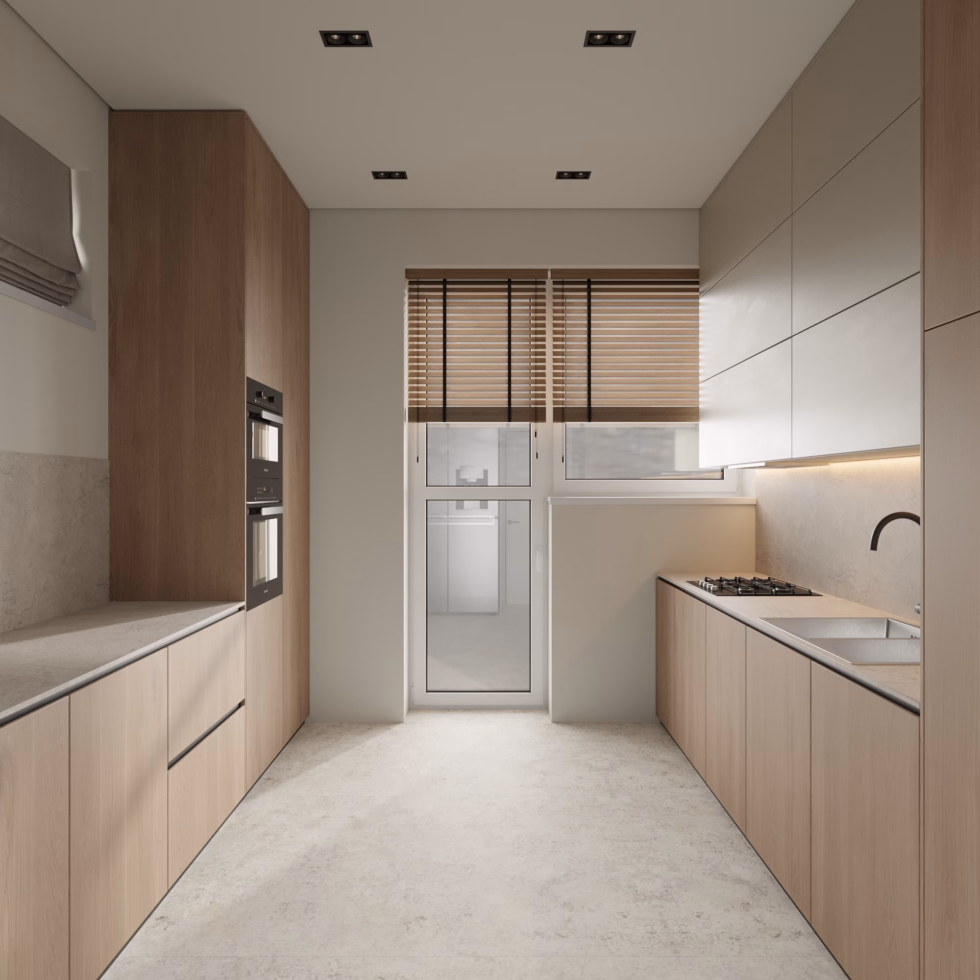 Lumière House design interior – contrast texturi, Design interior premium București