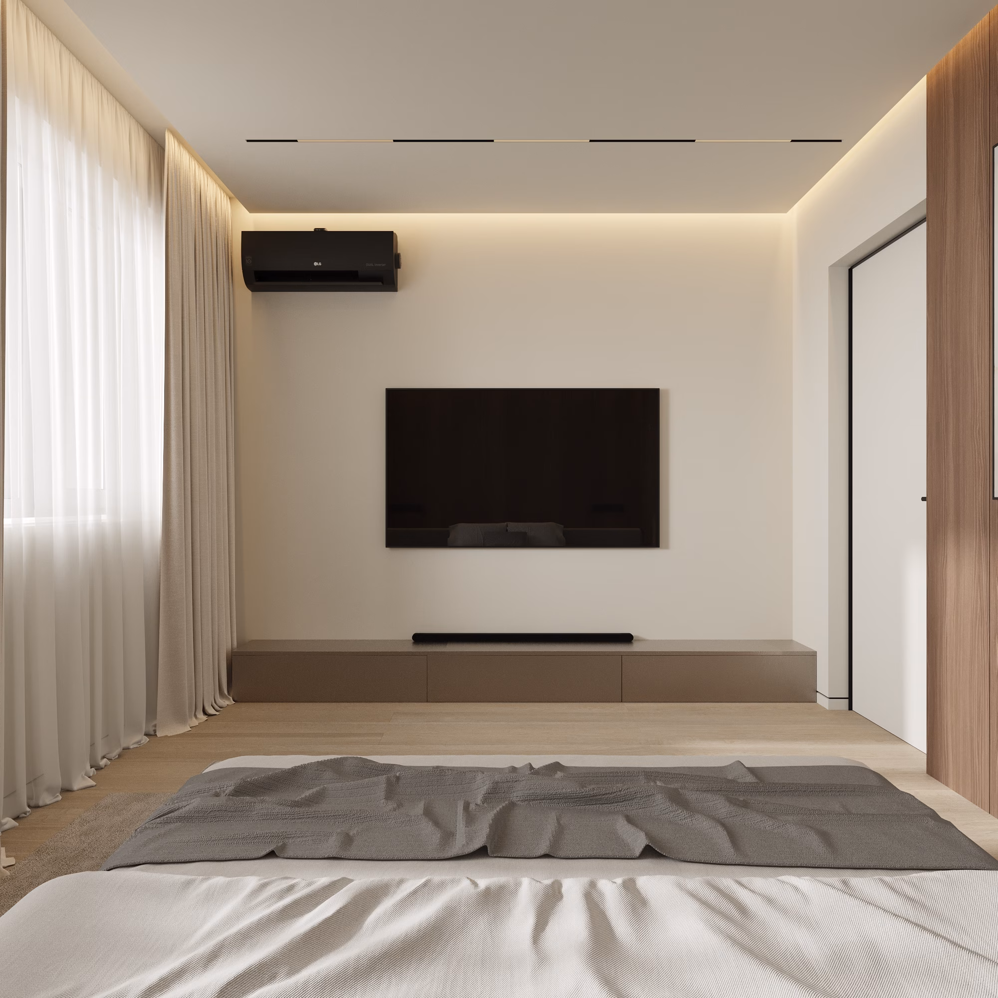 Lumière House design interior – baie secundară, Design interior premium București