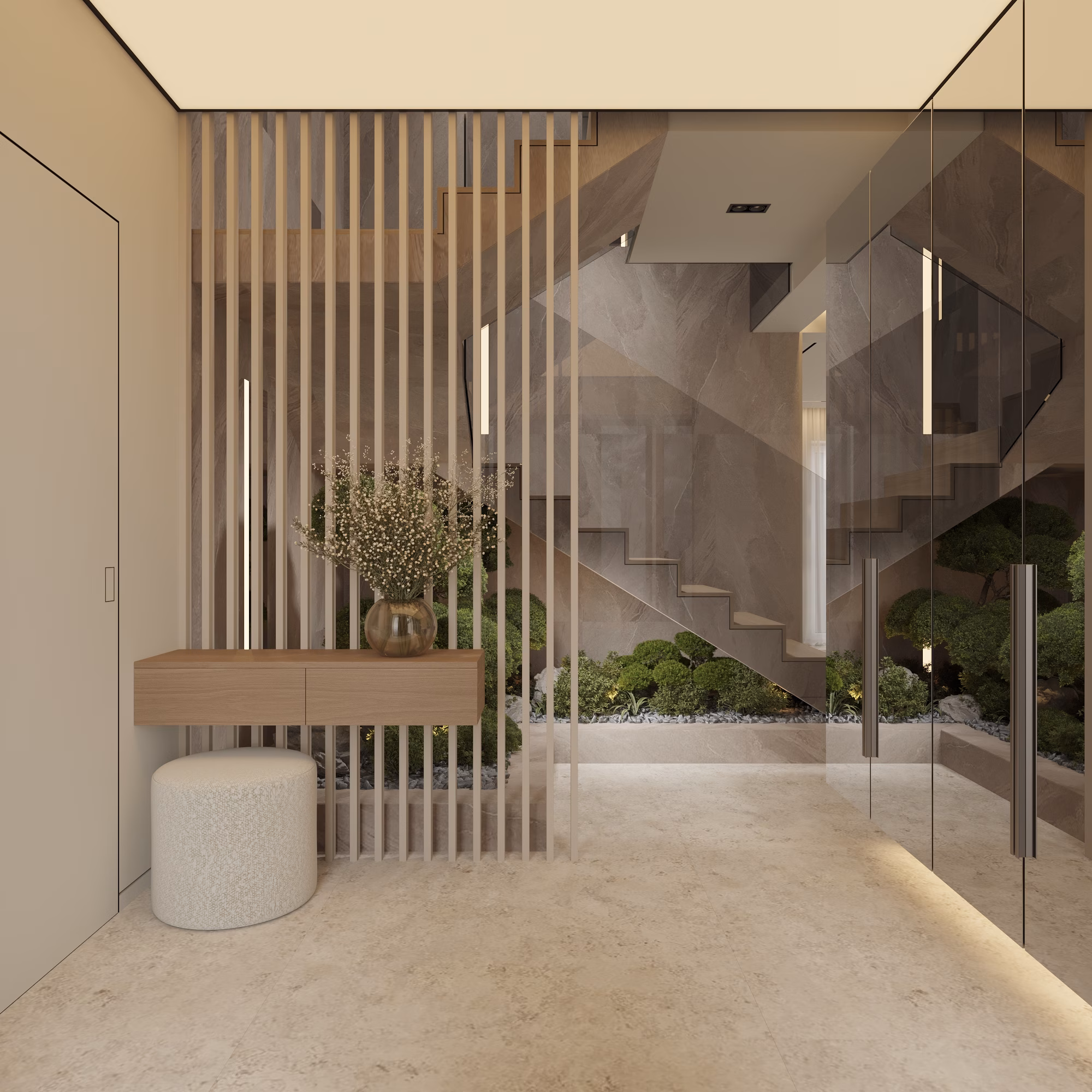 Lumière House design interior – detaliu mobilier, Design interior premium București