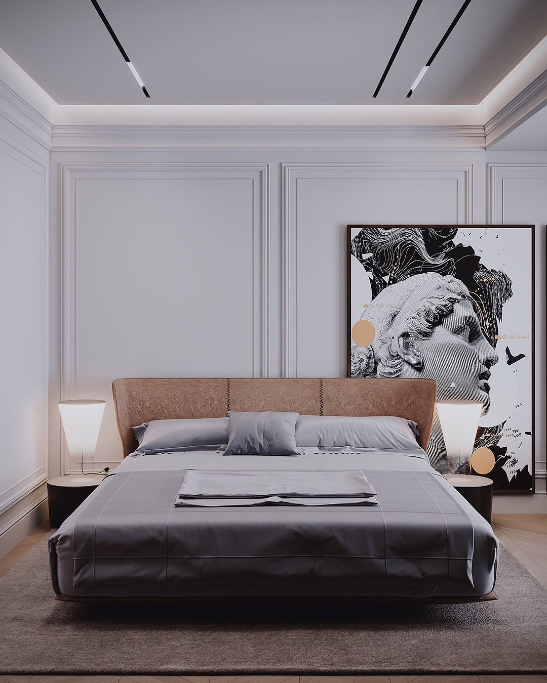 Midnight Classic Duplex design interior – detaliu 11, Design interior premium, design interior modern clasic București