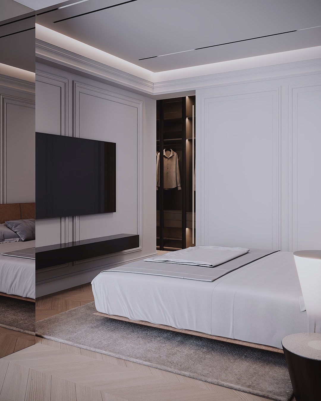 Midnight Classic Duplex design interior – detaliu 15, Design interior premium, design interior modern clasic București