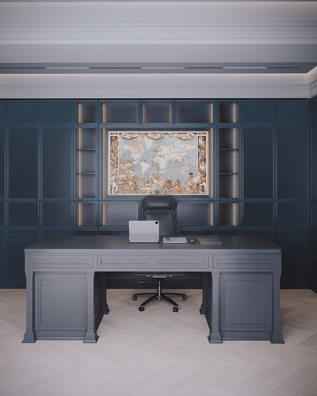 Midnight Classic Duplex design interior – detaliu 23, Design interior premium, design interior modern clasic București