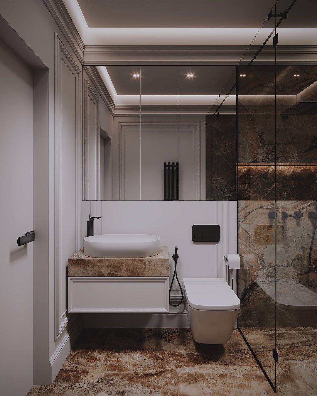 Midnight Classic Duplex design interior – detaliu 29, Design interior premium, design interior modern clasic București