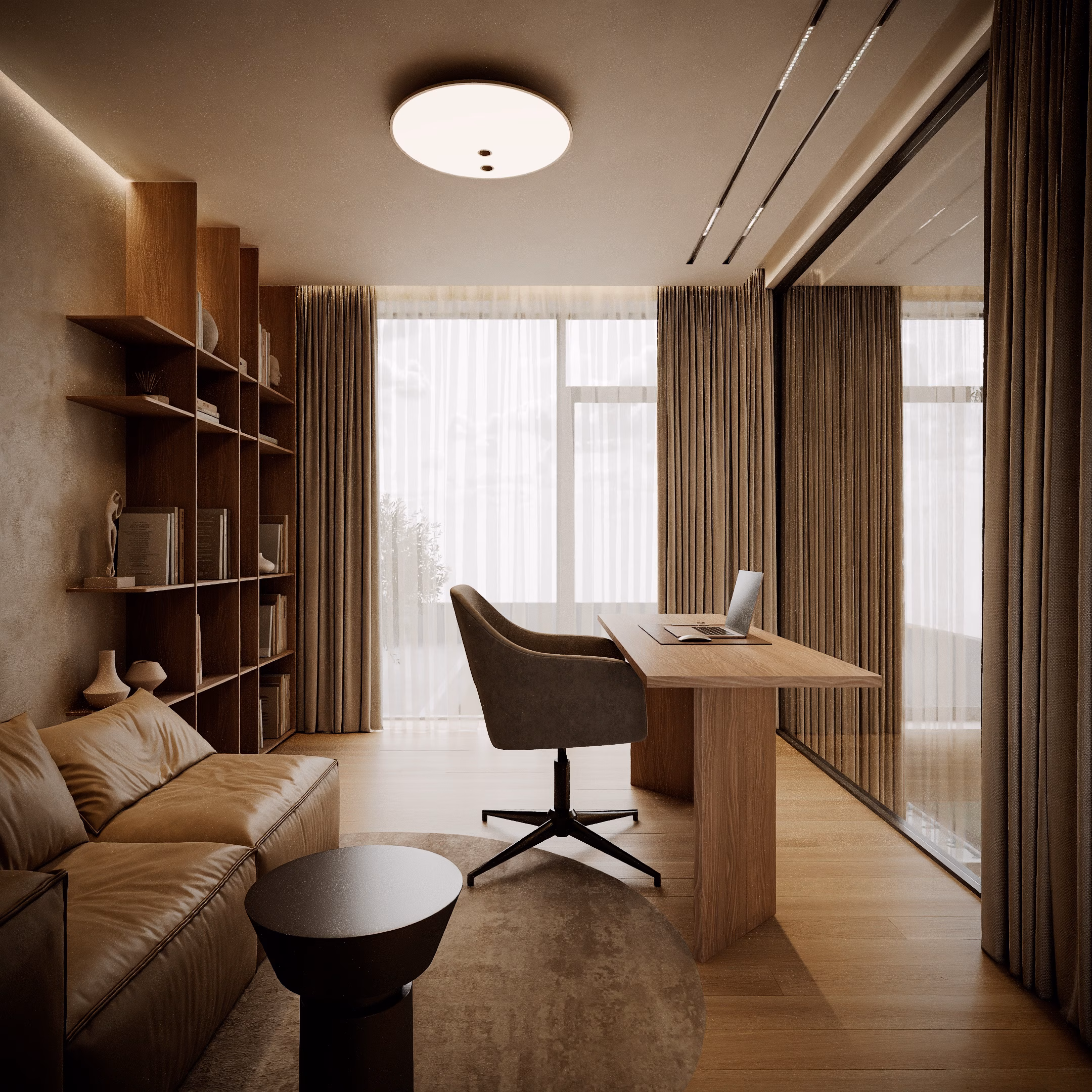 Quiet Luxury Villa design interior – perspectivă generală, Design interior premium, design interior modern loft Chișinău