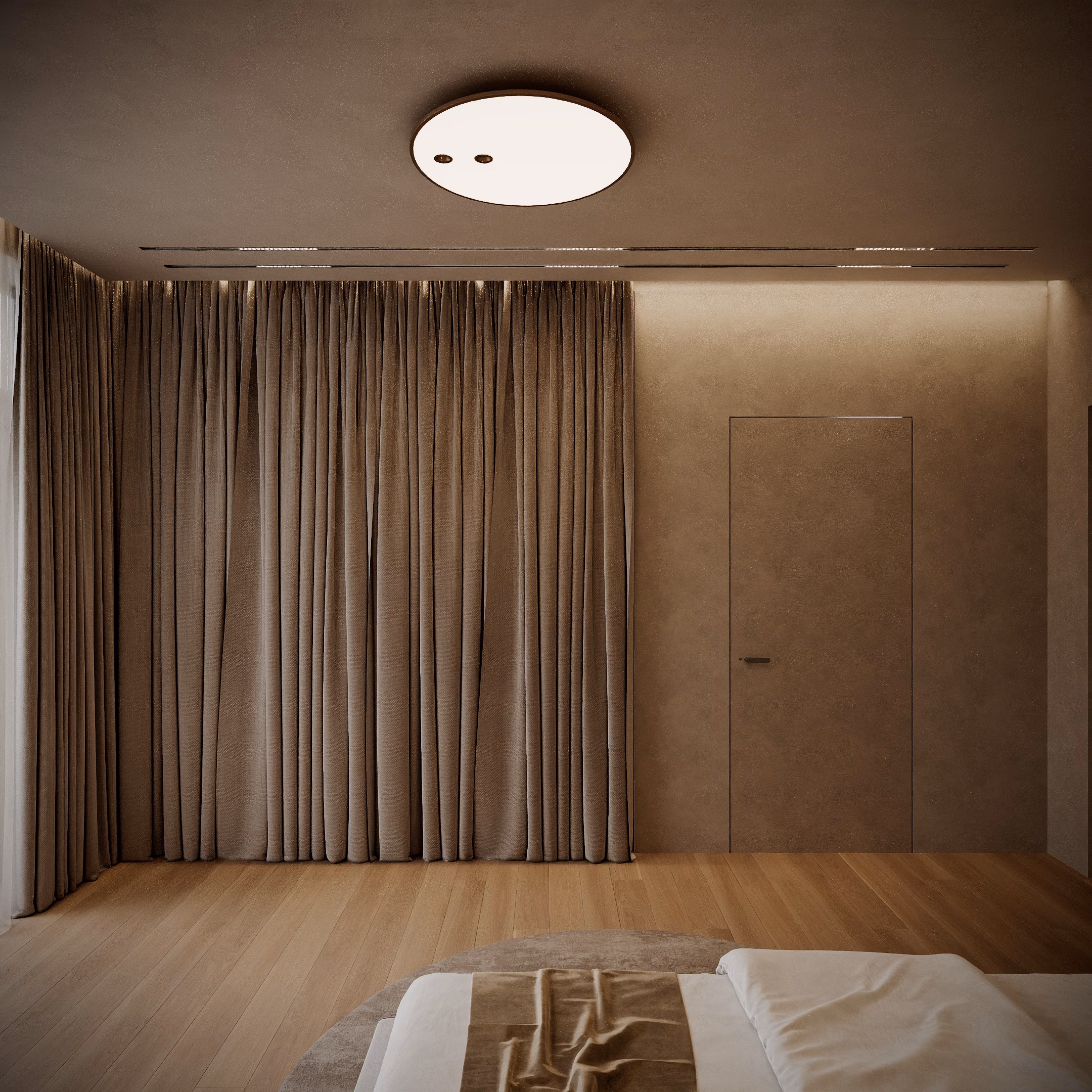 Quiet Luxury Villa design interior – spațiu de trecere, Design interior premium, design interior modern loft Chișinău