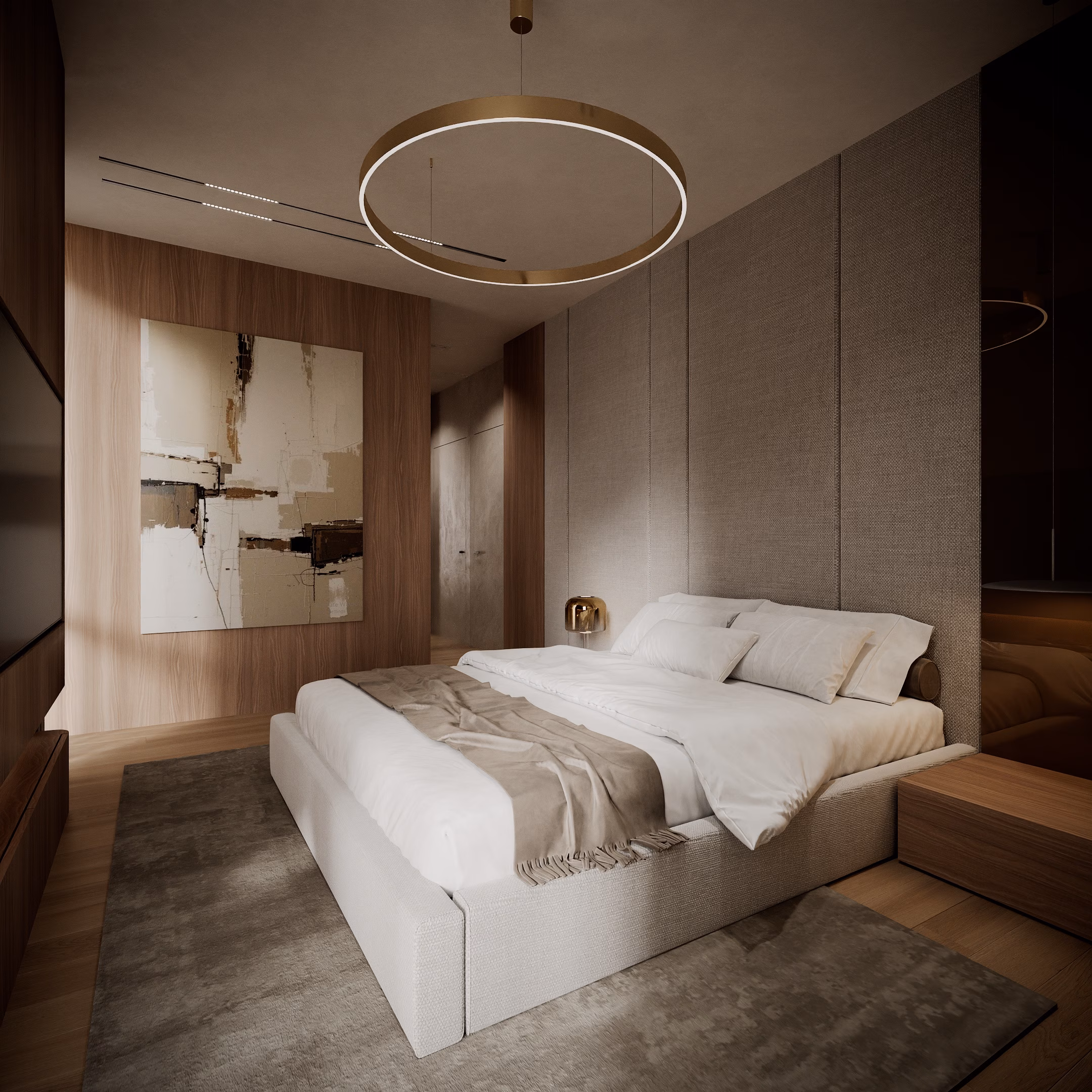 Quiet Luxury Villa design interior – vedere finală, Design interior premium, design interior modern loft Chișinău