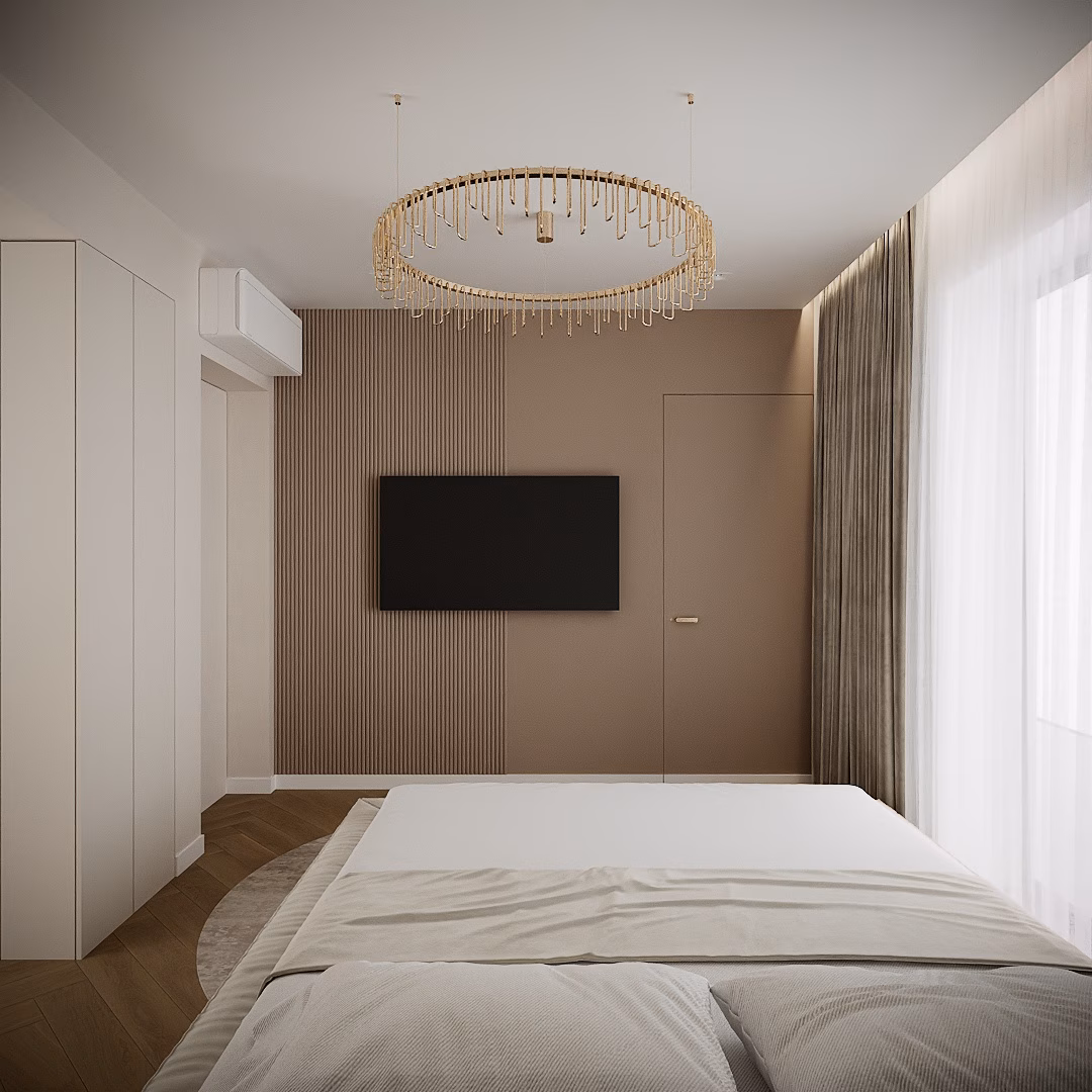 Rose Velvet Duplex design interior – colț de lectură etaj, Design interior duplex București