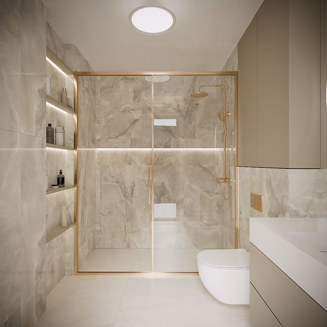 Rose Velvet Duplex design interior – iluminat arhitectural, Design interior duplex București