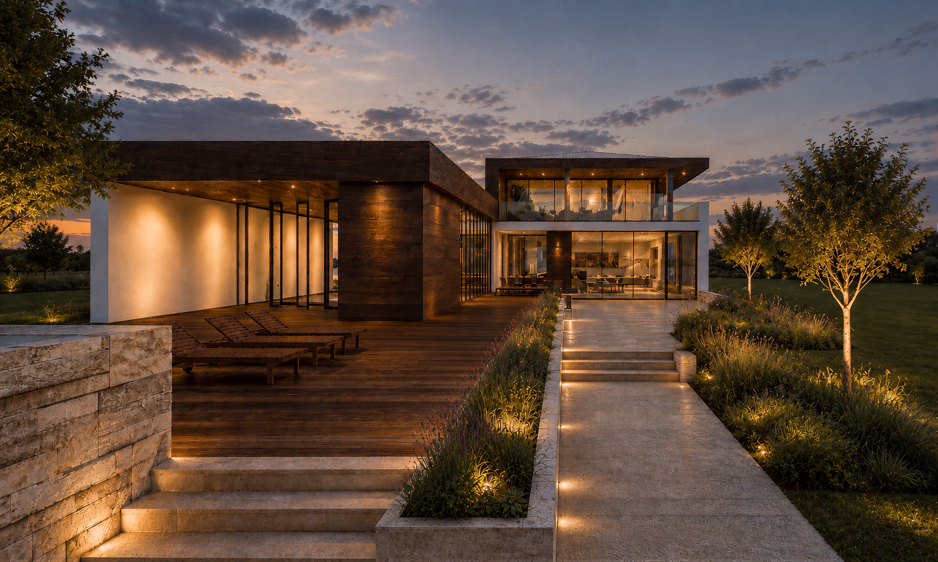 Snagov Lake House arhitectură – detaliu fatadă și peisagistică, arhitectură casa, arhitectură vila