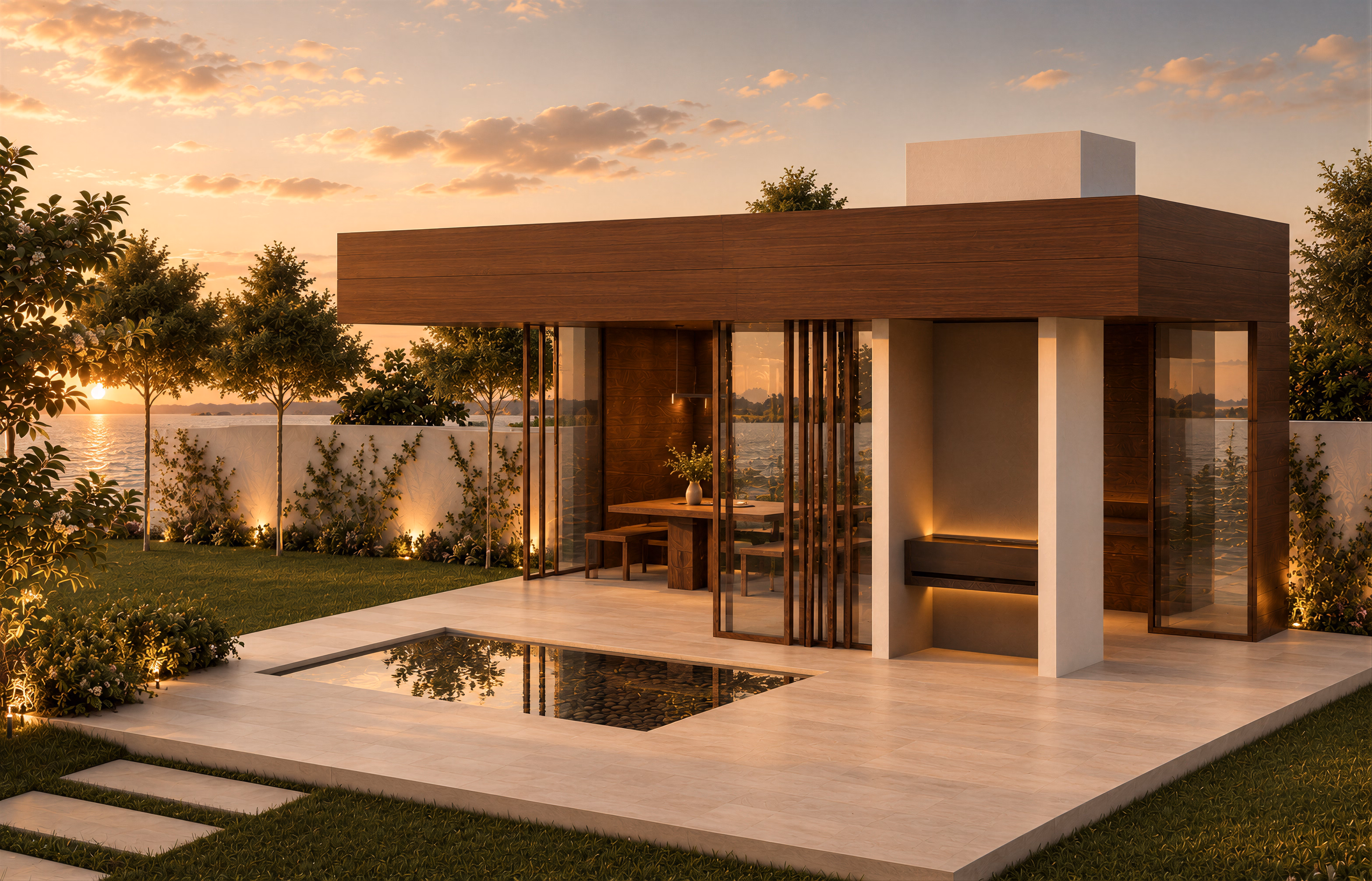 Snagov Summer Veranda verandă – vedere spațiu exterior cu cadru natural, arhitectură casa, arhitectură vila