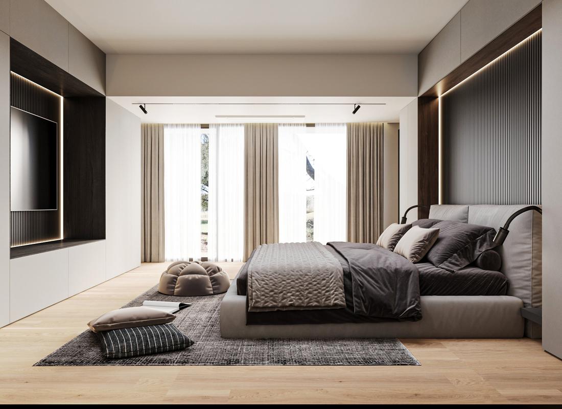 Unirii Sculpted Duplex design interior – detaliu textură perete