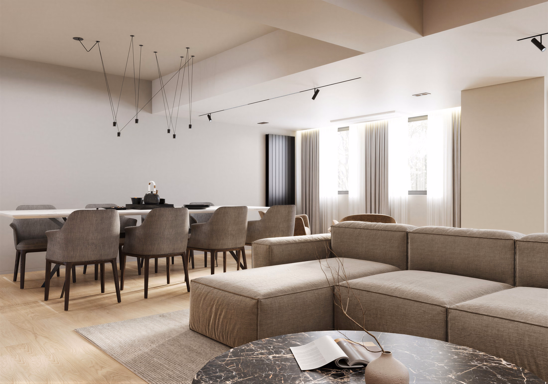 Unirii Sculpted Duplex design interior premium București – baie de lux, design interior minimalist, design interior modern