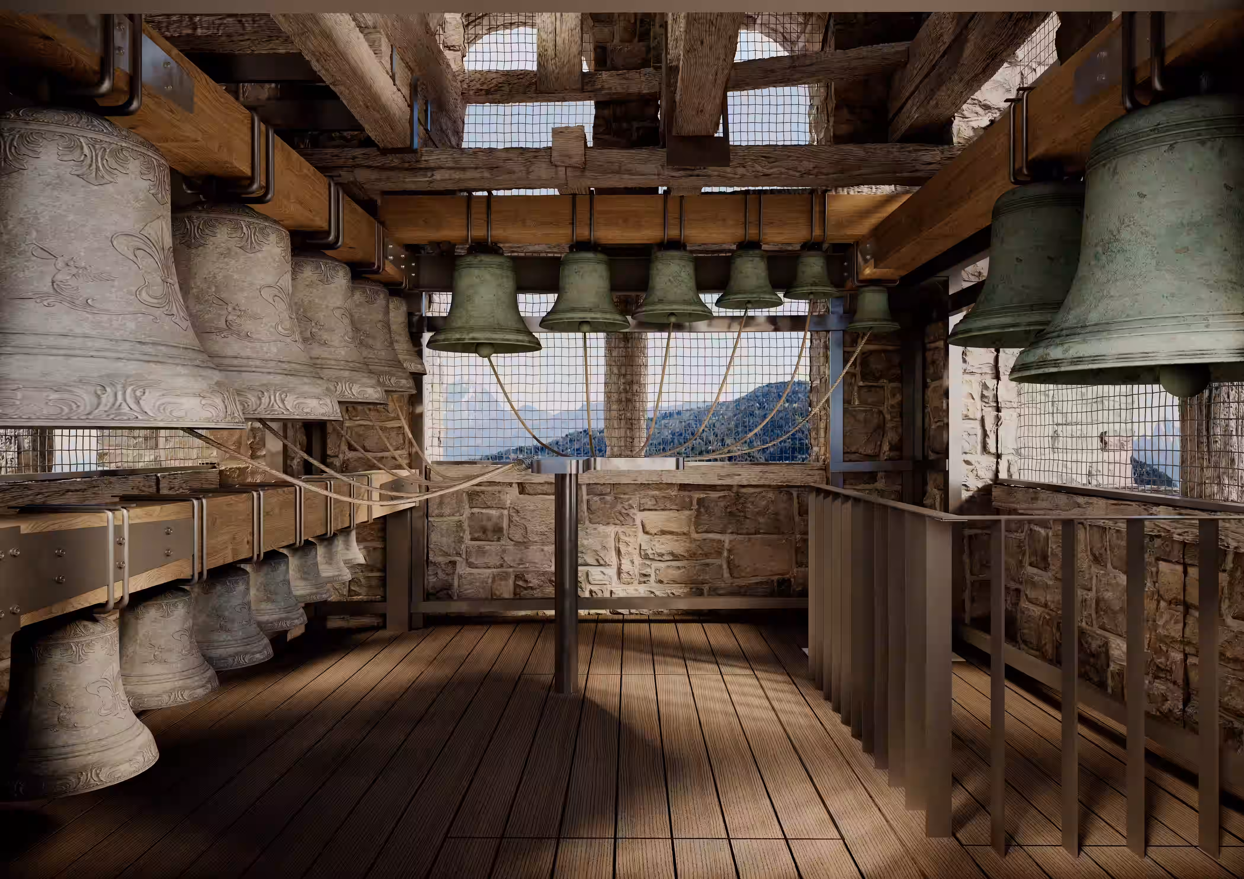 Vatopedi Bell Tower – Turn clopotniță | Mănăstirea Vatopedu, Muntele Athos, Grecia