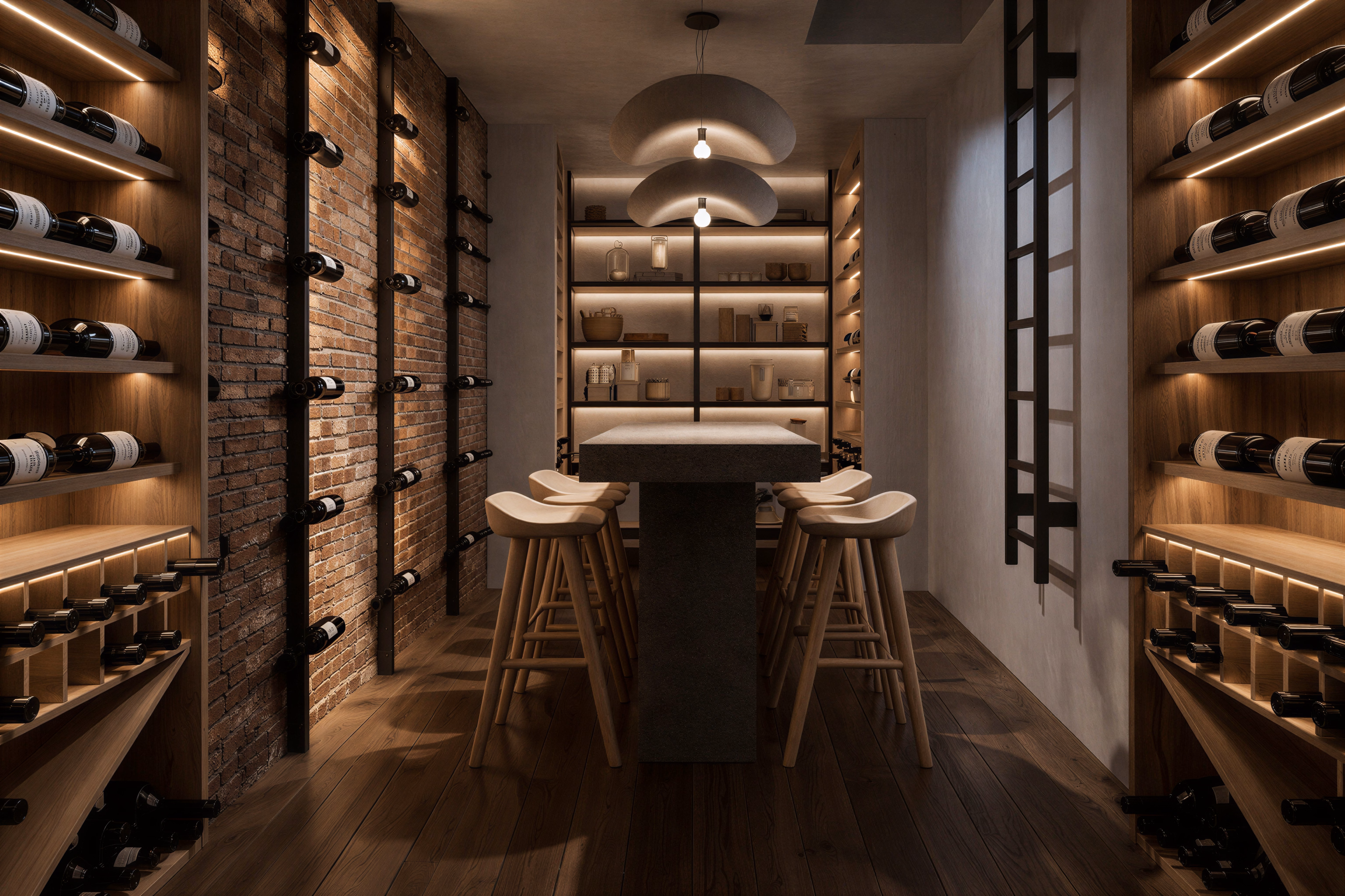 Wabi-Sabi Arch House design interior – detaliu mobilier organic, design interior wabi-sabi București