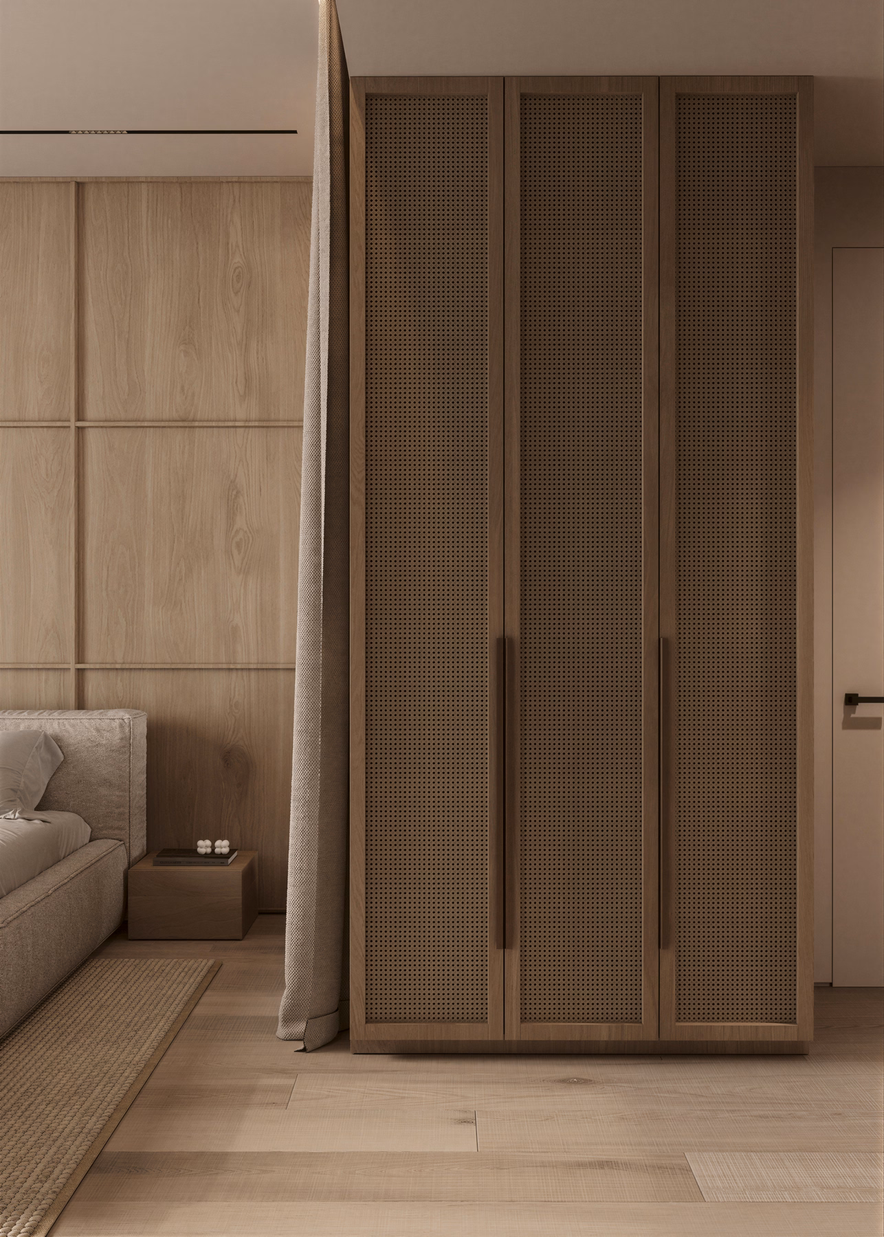 Wabi-Sabi Lake Penthouse design interior premium București – zona de relaxare, design interior premium, design interior wabi-sabi