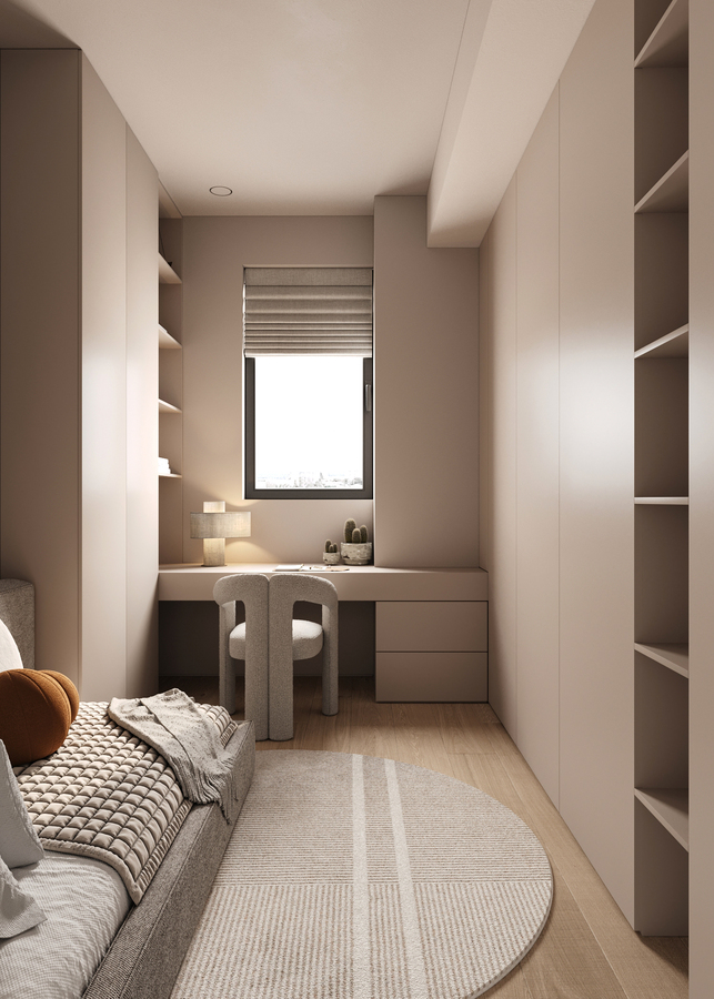 Wabi-Sabi Lake Penthouse design interior – culoar și hol