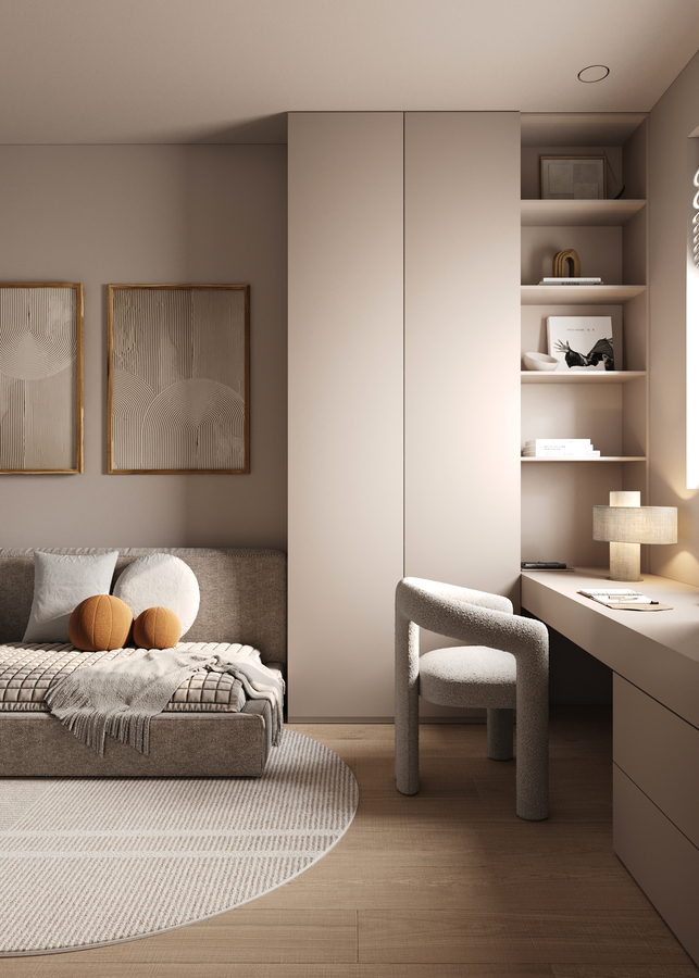 Wabi-Sabi Lake Penthouse design interior – vedere de ansamblu