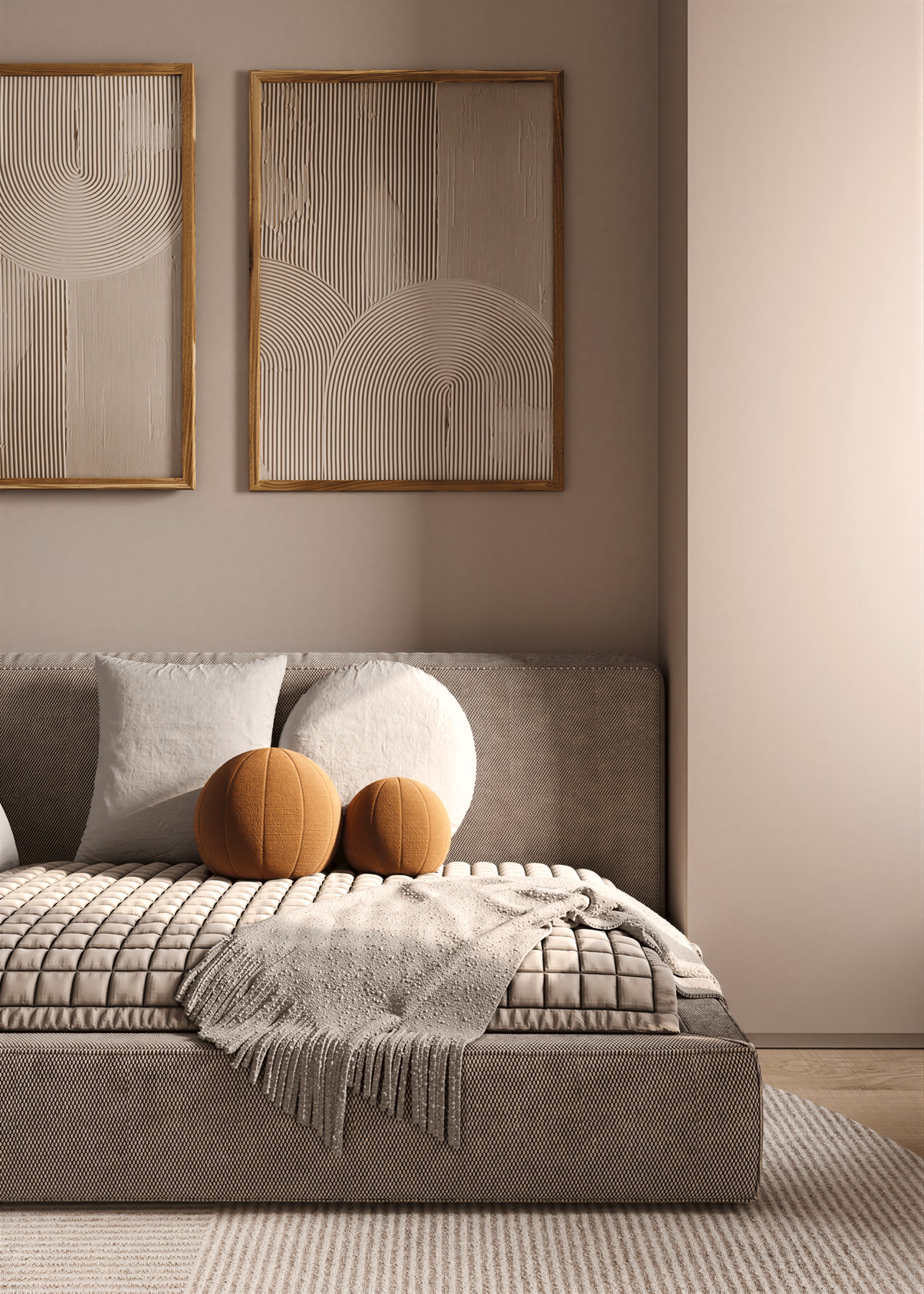 Wabi-Sabi Lake Penthouse design interior premium București – baie secundară, design interior premium, design interior wabi-sabi