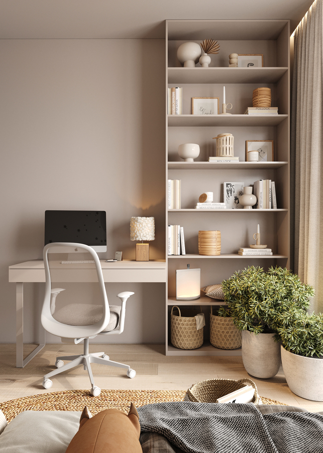 Wabi-Sabi Lake Penthouse design interior – detaliu imperfecțiune naturală
