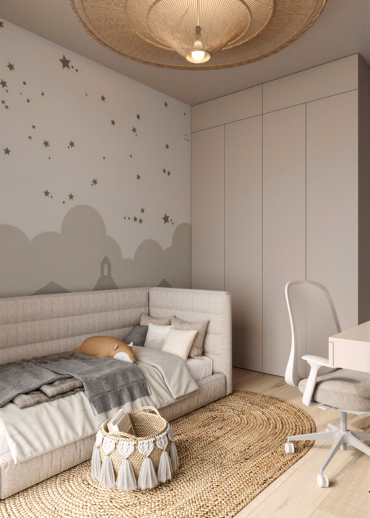 Wabi-Sabi Lake Penthouse design interior premium București – detaliu finisaje naturale, design interior premium, design interior wabi-sabi