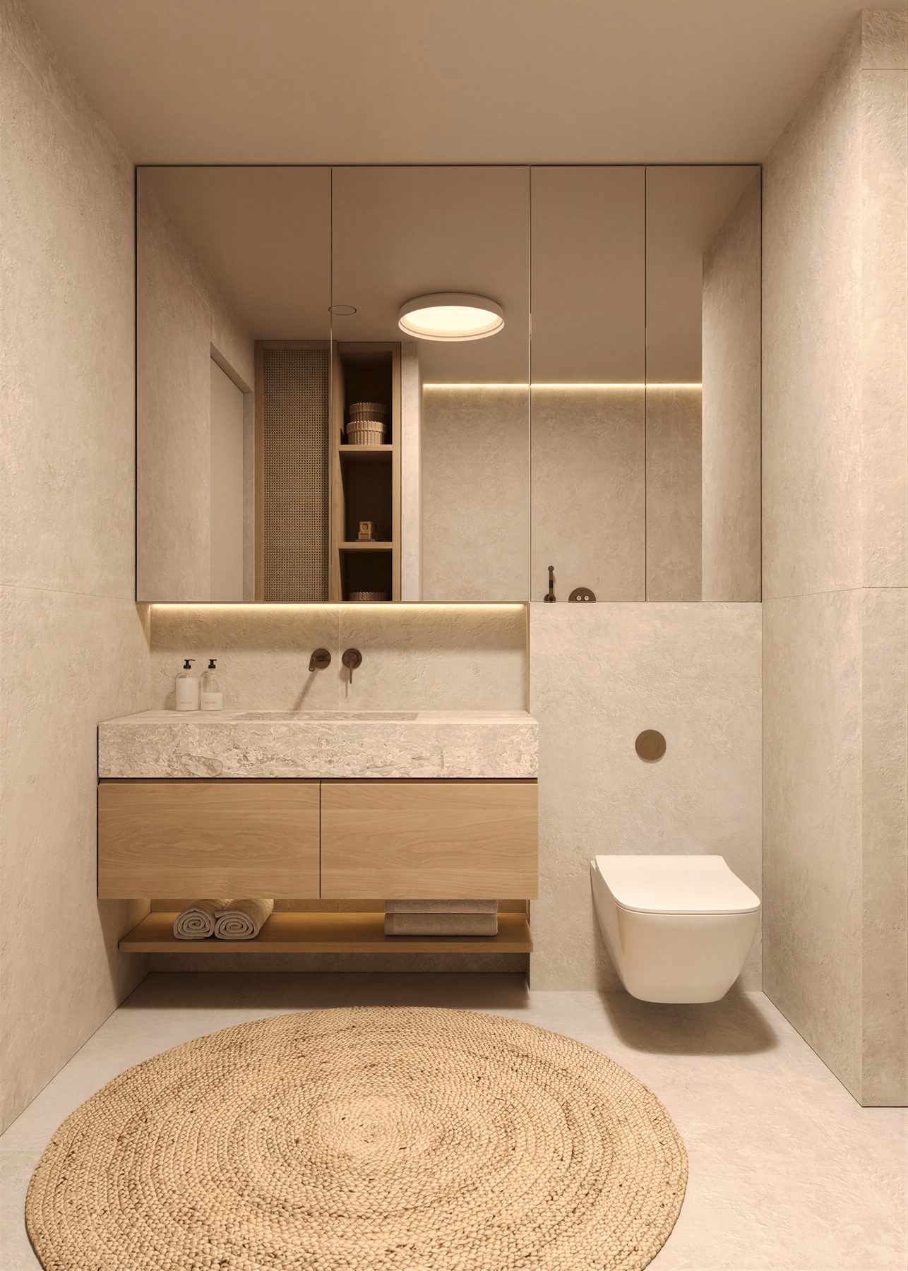 Wabi-Sabi Lake Penthouse design interior premium București – spațiu perfect imperfect, design interior premium, design interior wabi-sabi