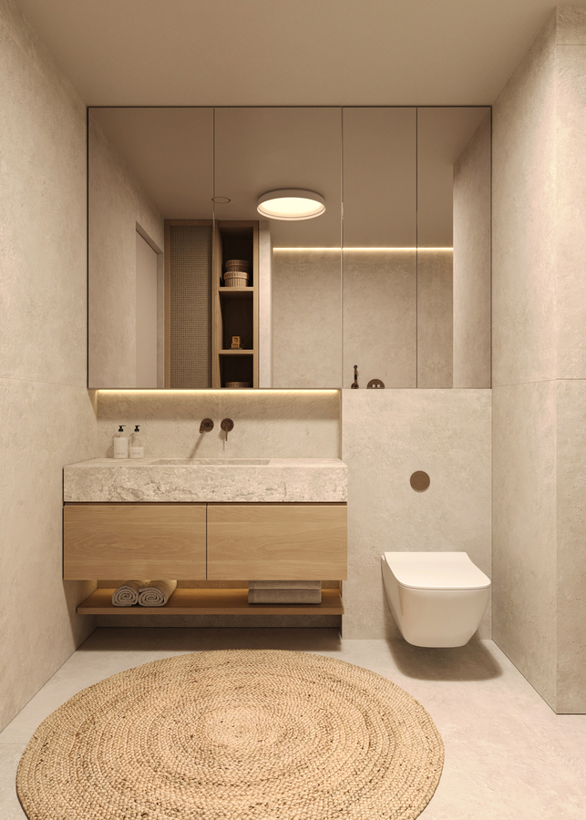 Wabi-Sabi Lake Penthouse design interior – spațiu perfect imperfect
