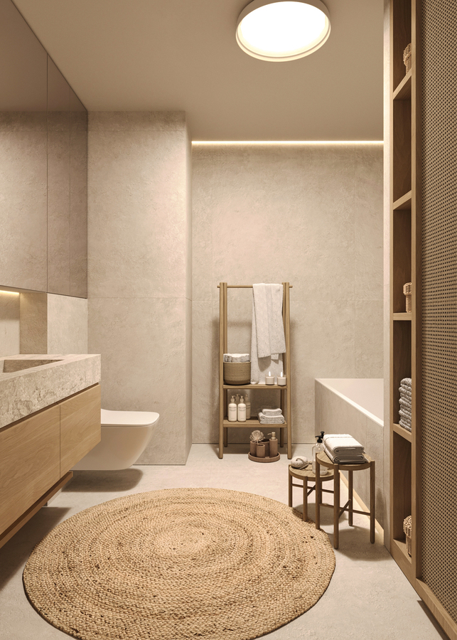 Wabi-Sabi Lake Penthouse design interior – vedere finală zi